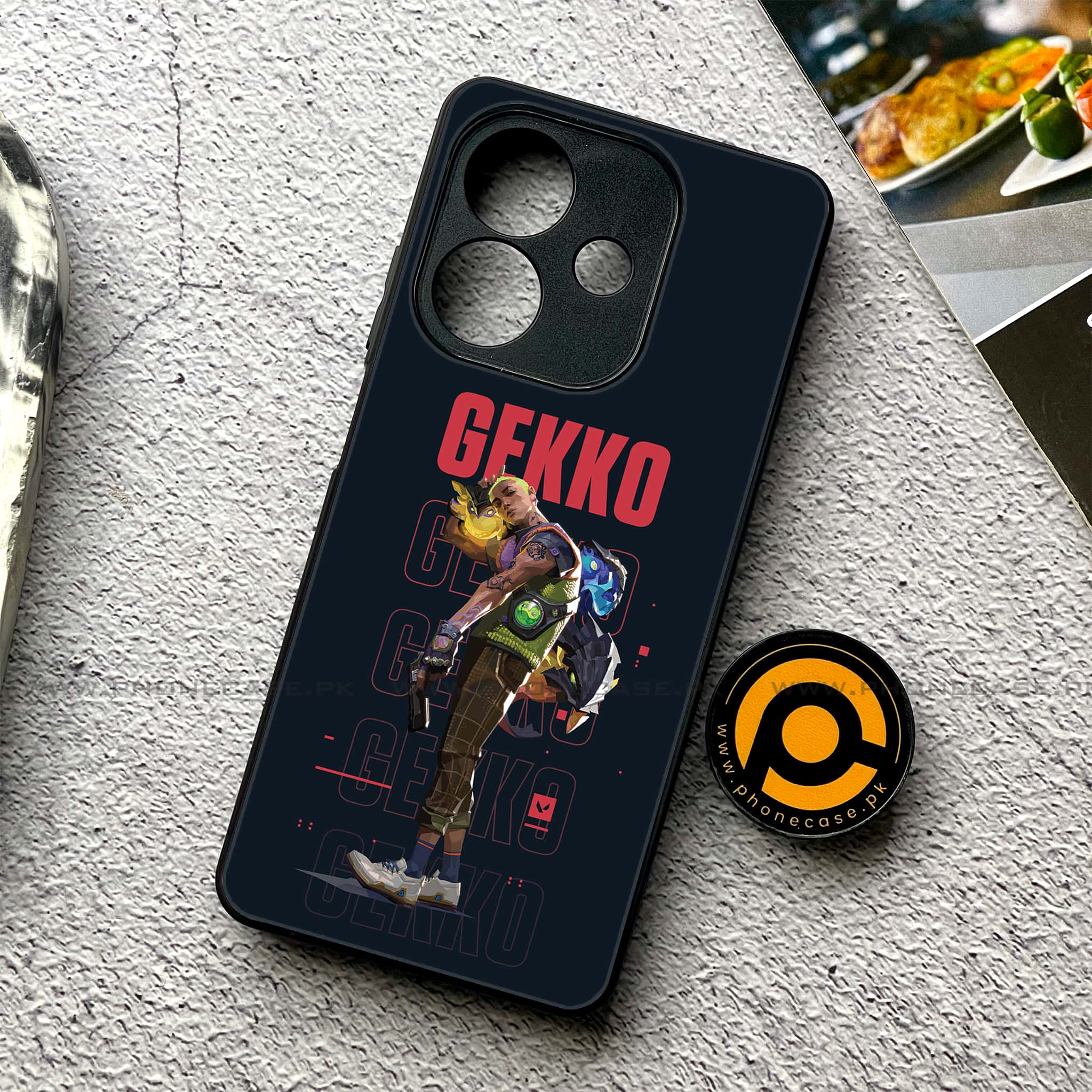 Oppo A5i - Battle-Ready Series - Premium Metal Printed soft Bumper shock Proof Case