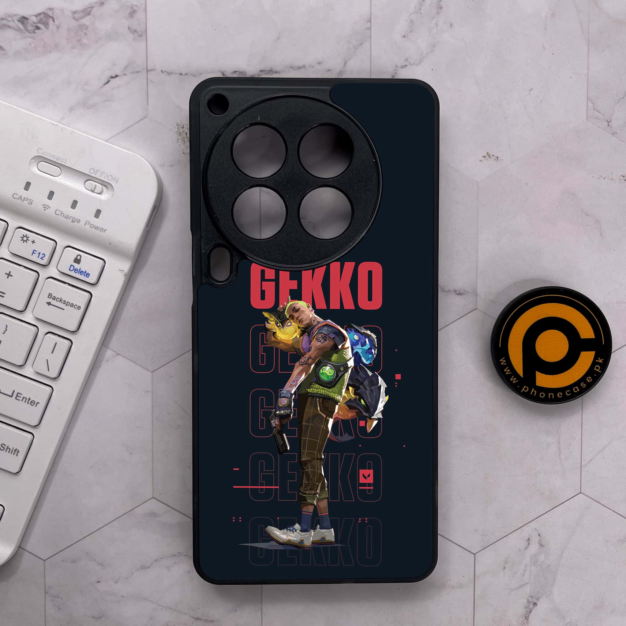 Tecno Camon 30 Premier - Battle-Ready Series - Premium Metal Printed soft Bumper shock Proof Case