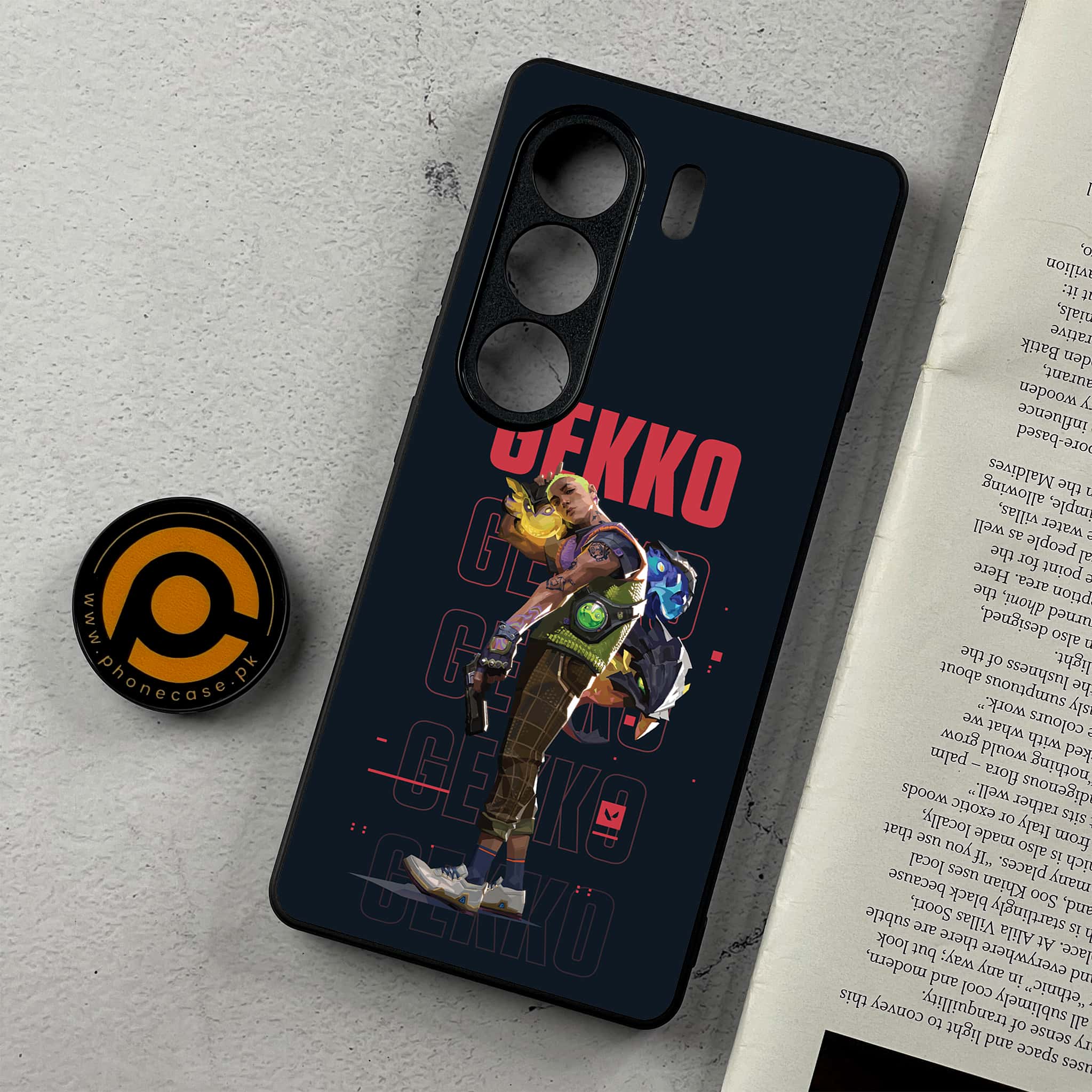 Tecno Camon 40 - Battle-Ready Series  - Premium Metal Printed Soft Bumper Shockproof Case