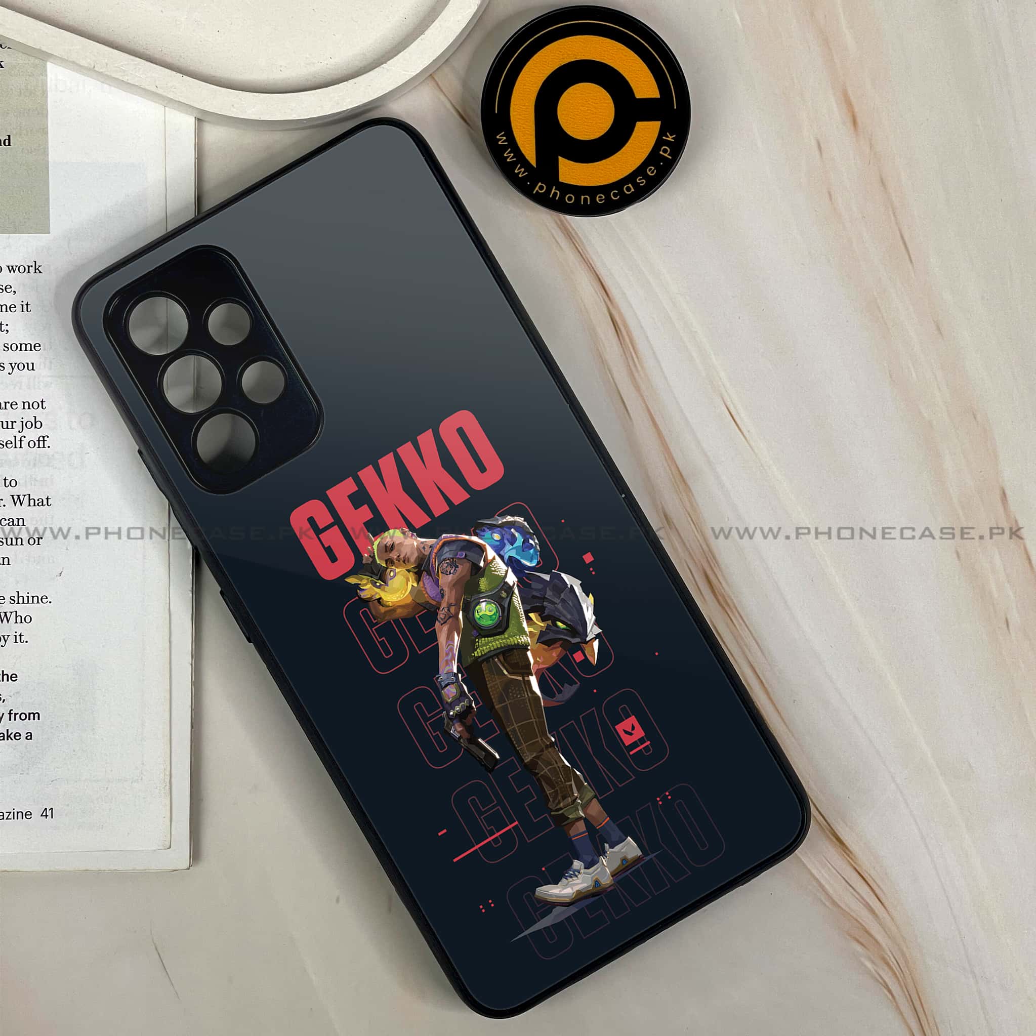 Galaxy A32 - Battle-Ready Series - Premium Printed Glass soft Bumper shock Proof Case