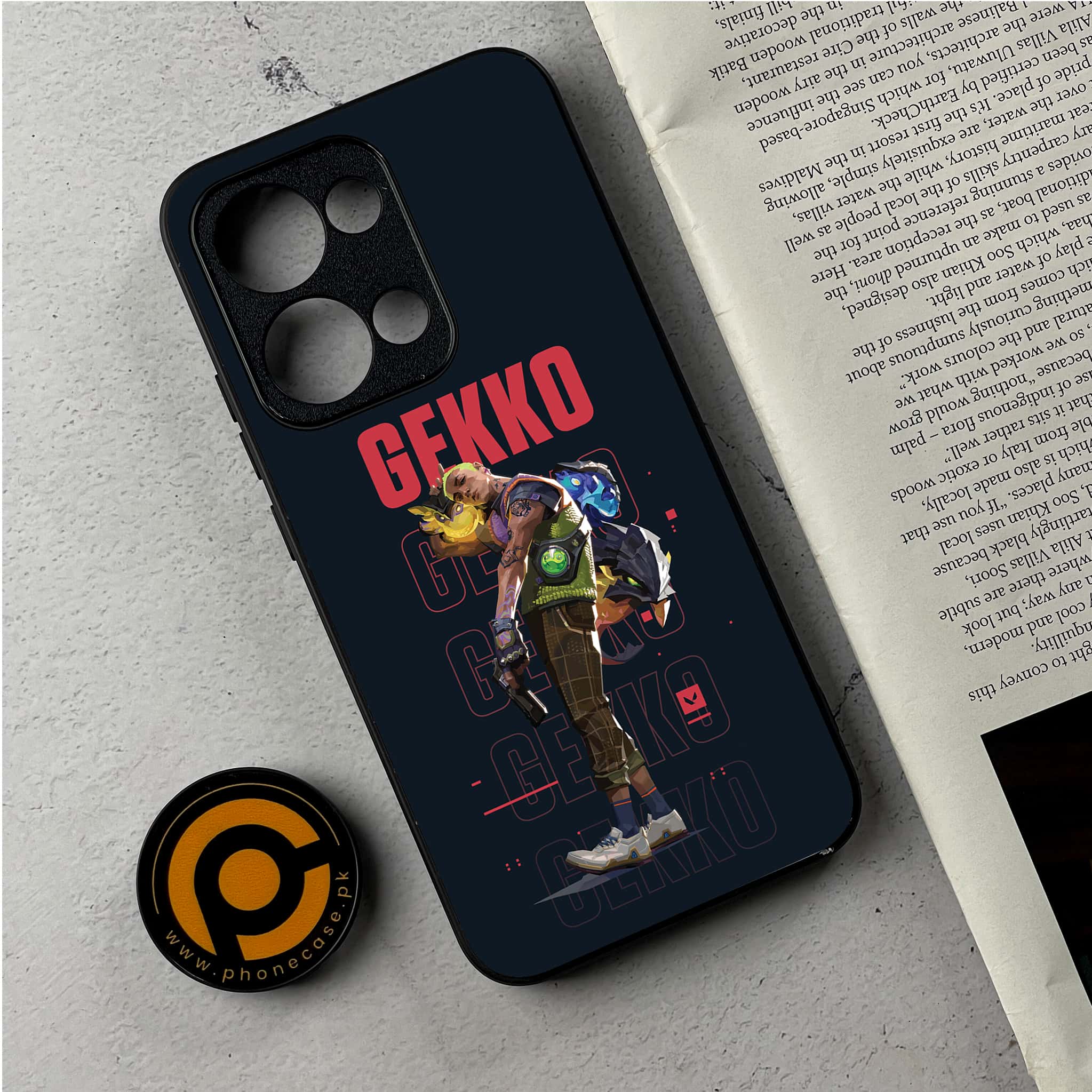 Oppo Reno 13 - Battle-Ready Series - Premium Metal Printed Soft Bumper Shockproof Case