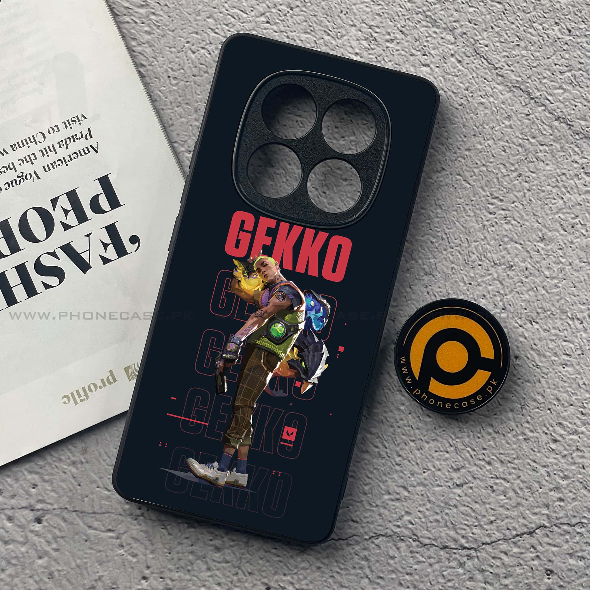 Redmi Note 14 Pro Plus 5G - Battle-Ready Series - Premium Printed Glass soft Bumper shock Proof Case
