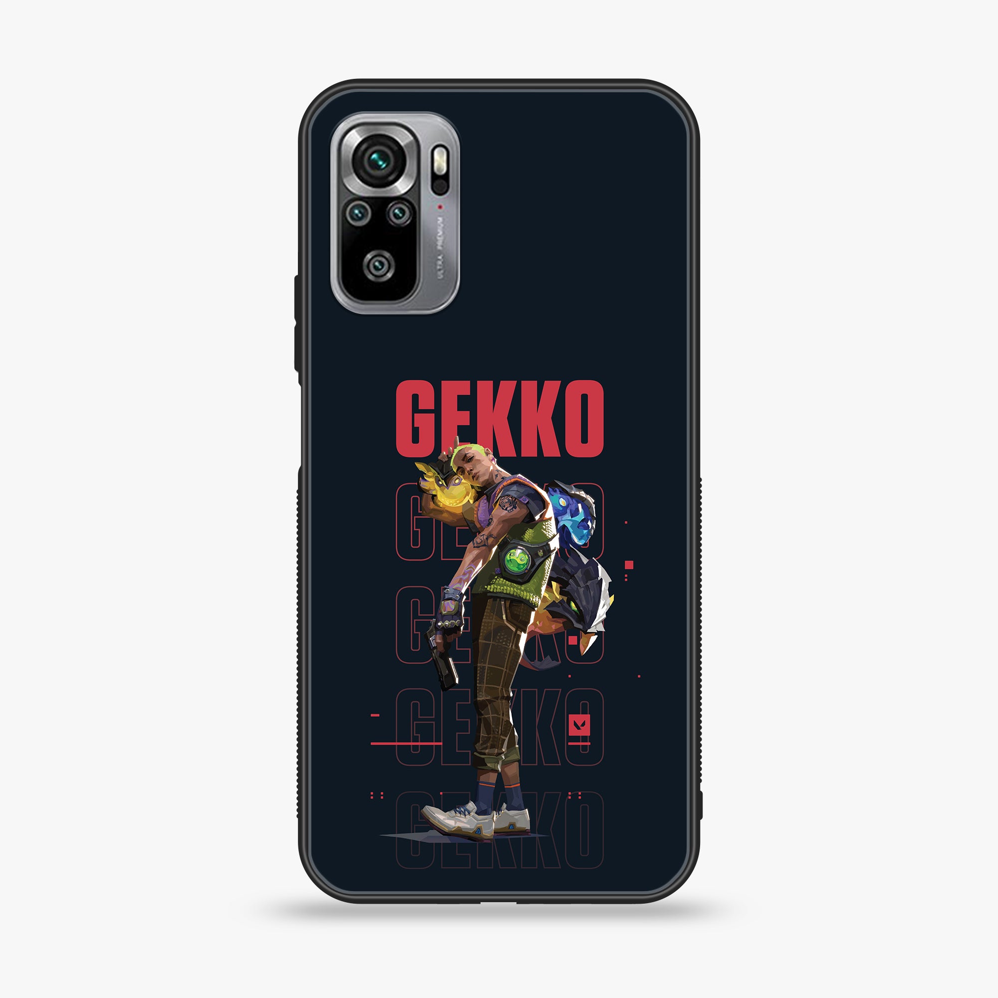 Xiaomi Redmi Note 10S- Battle-Ready - Premium Printed Glass soft Bumper shock Proof Case