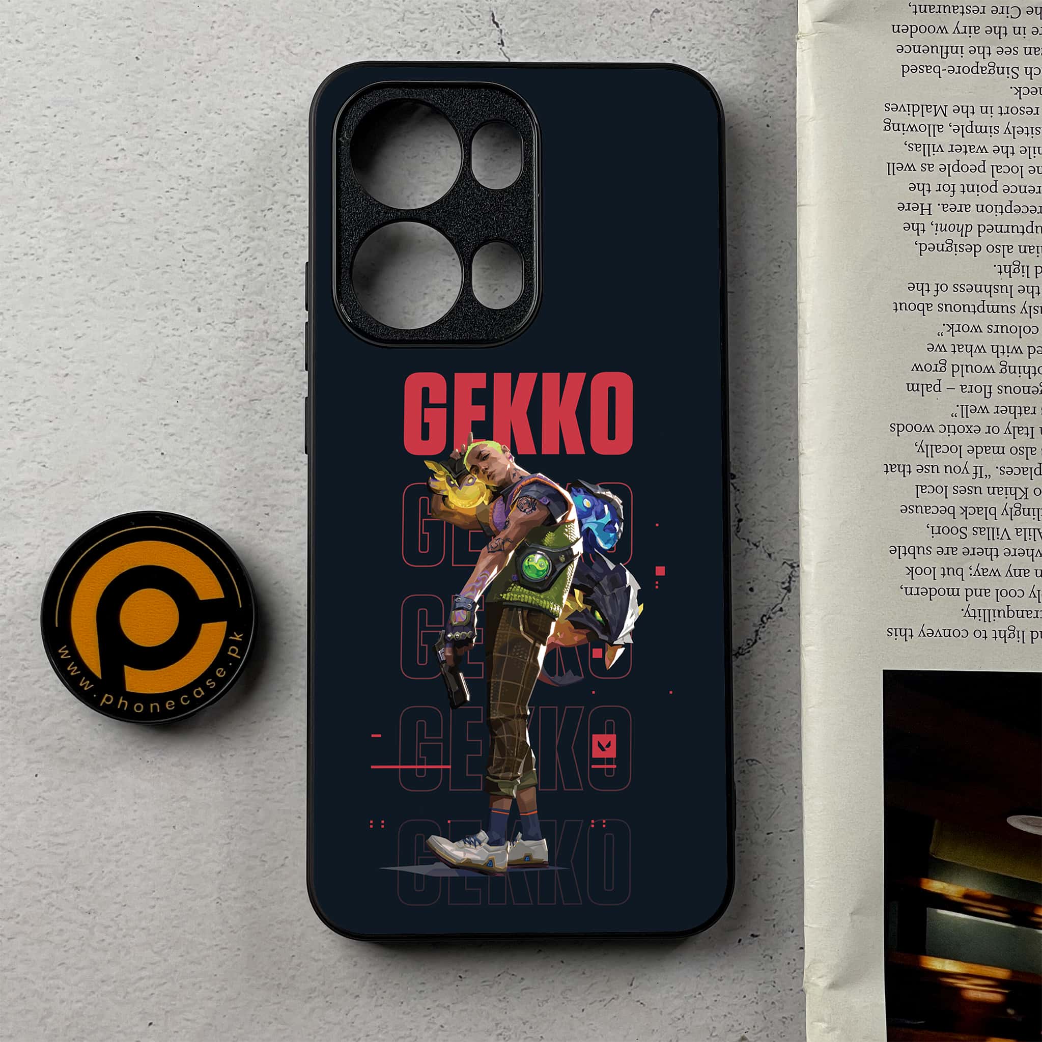 Oppo Reno 13 Pro - Battle-Ready - Premium Metal Printed Soft Bumper Shockproof Case