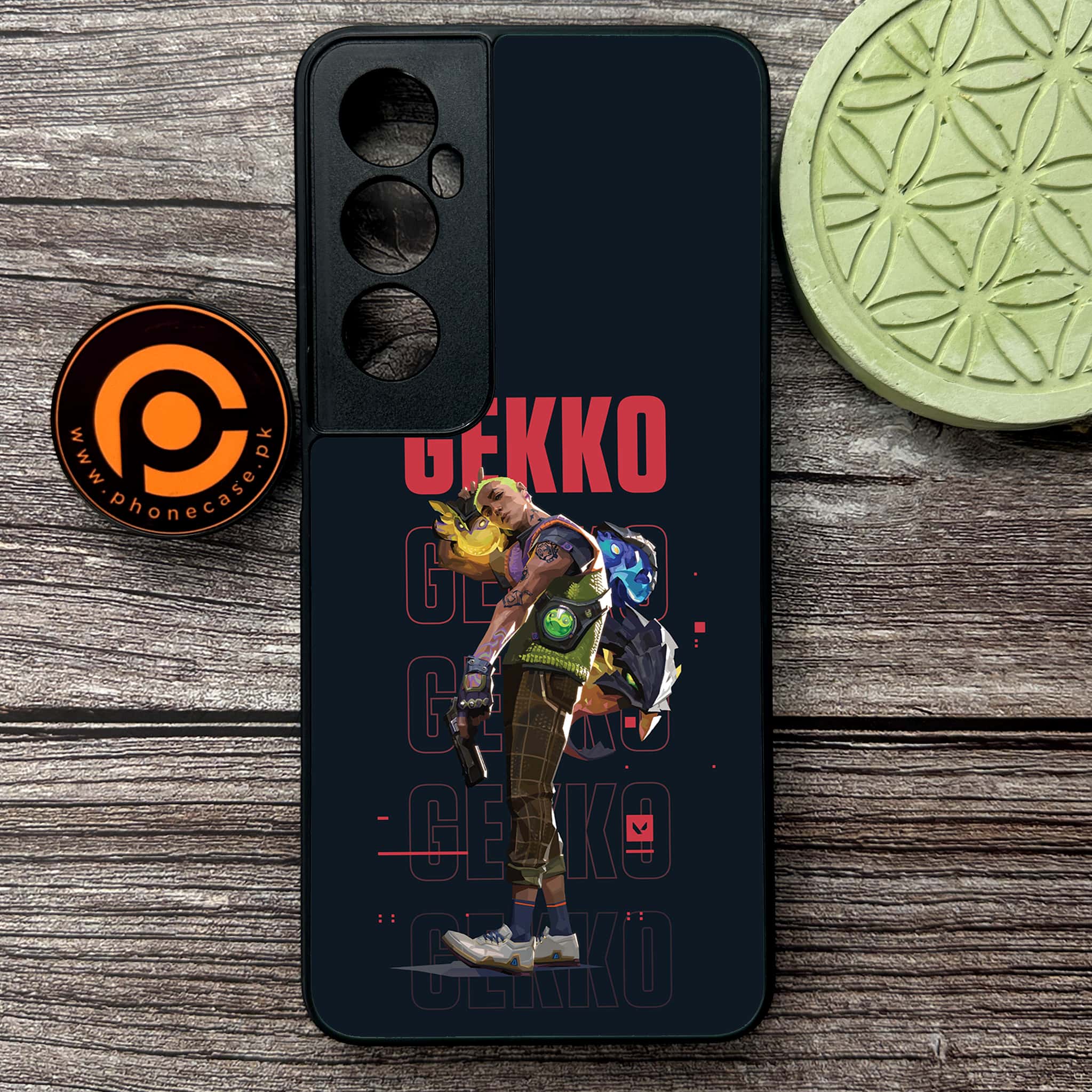 Realme C65  - Battle-Ready Series - Premium Metal Printed soft Bumper shock Proof Case
