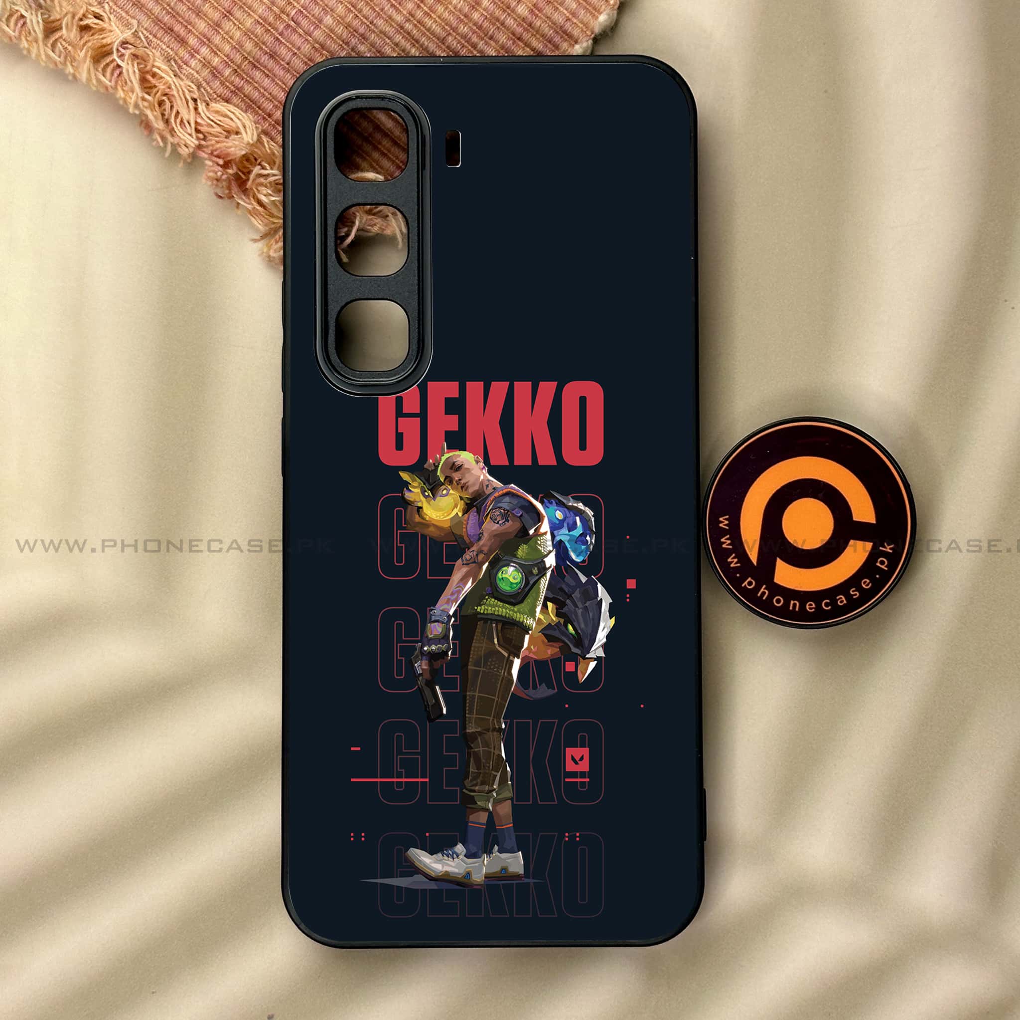 Infinix Hot 60 Pro - Battle-Ready Series - Premium Metal Printed soft Bumper shock Proof Case