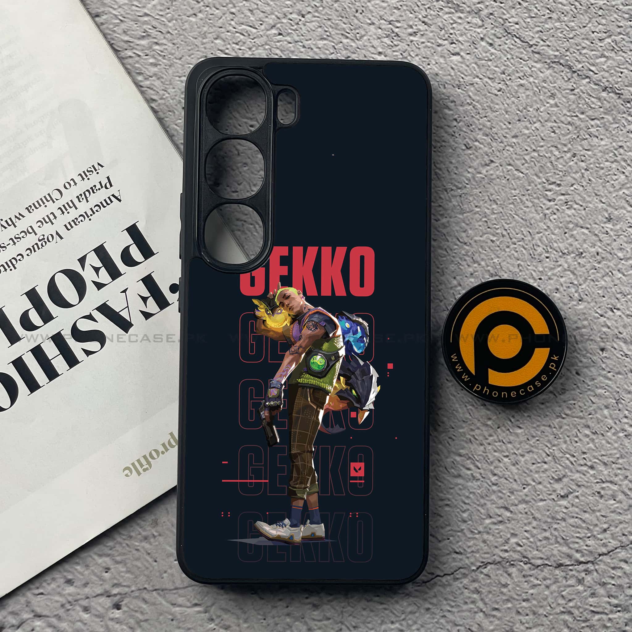 Vivo Y200 4G - Battle-Ready Series - Premium Metal Printed soft Bumper Shock Proof Case