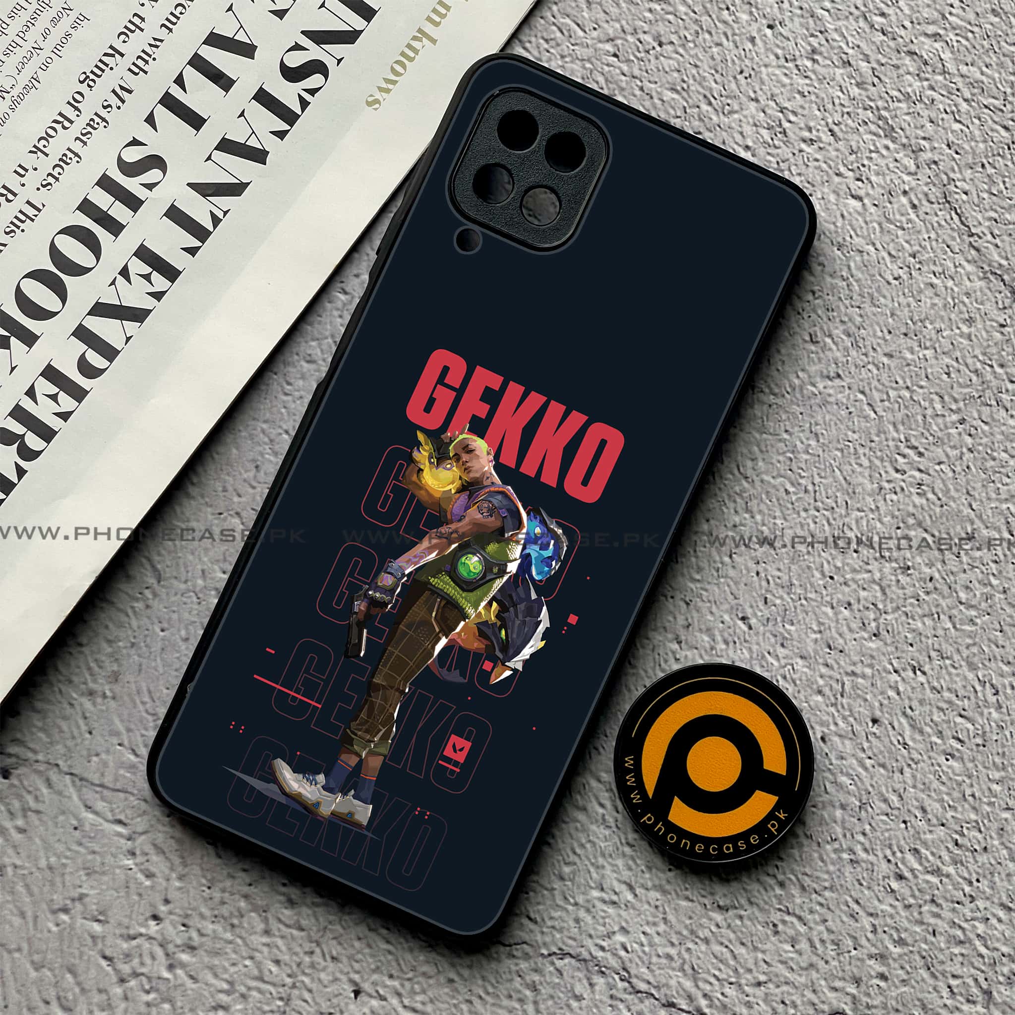 Samsung Galaxy A12 / A12 Nacho -  Battle-Ready Series - Premium Printed Glass soft Bumper shock Proof Case