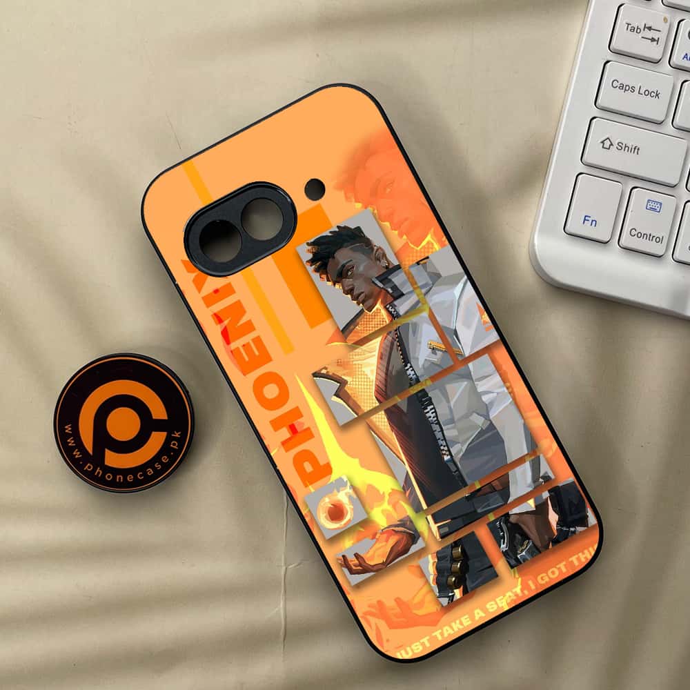 Google Pixel 9a -  Battle-Ready Series - Premium Metal Printed soft Bumper Shock Proof Case