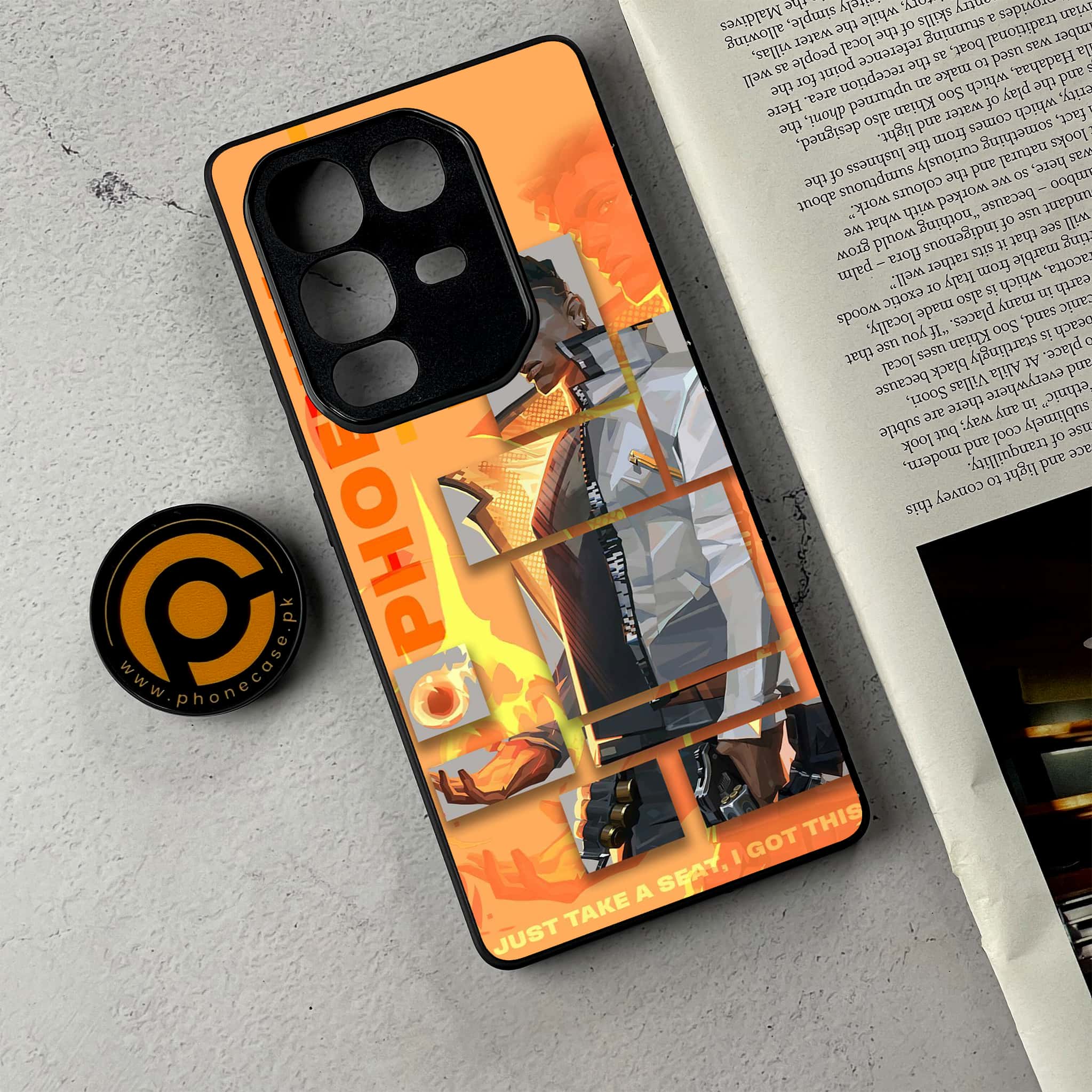 Infinix Note 50 Pro Plus - Battle-Ready Series - Premium Metal Printed Soft Bumper Shockproof Case