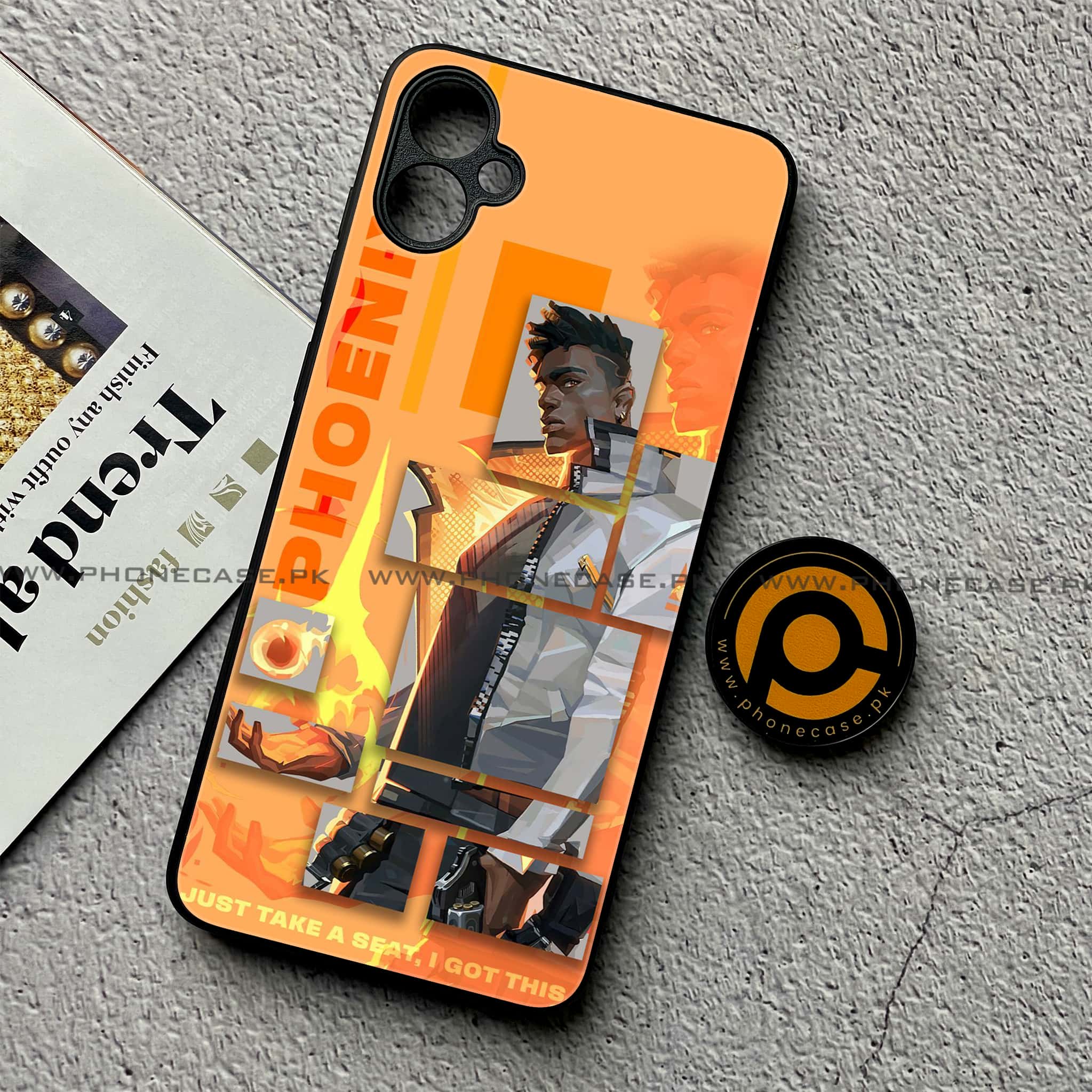 Samsung Galaxy A05 - Battle-Ready Series - Premium Metal Printed soft Bumper shock Proof Case