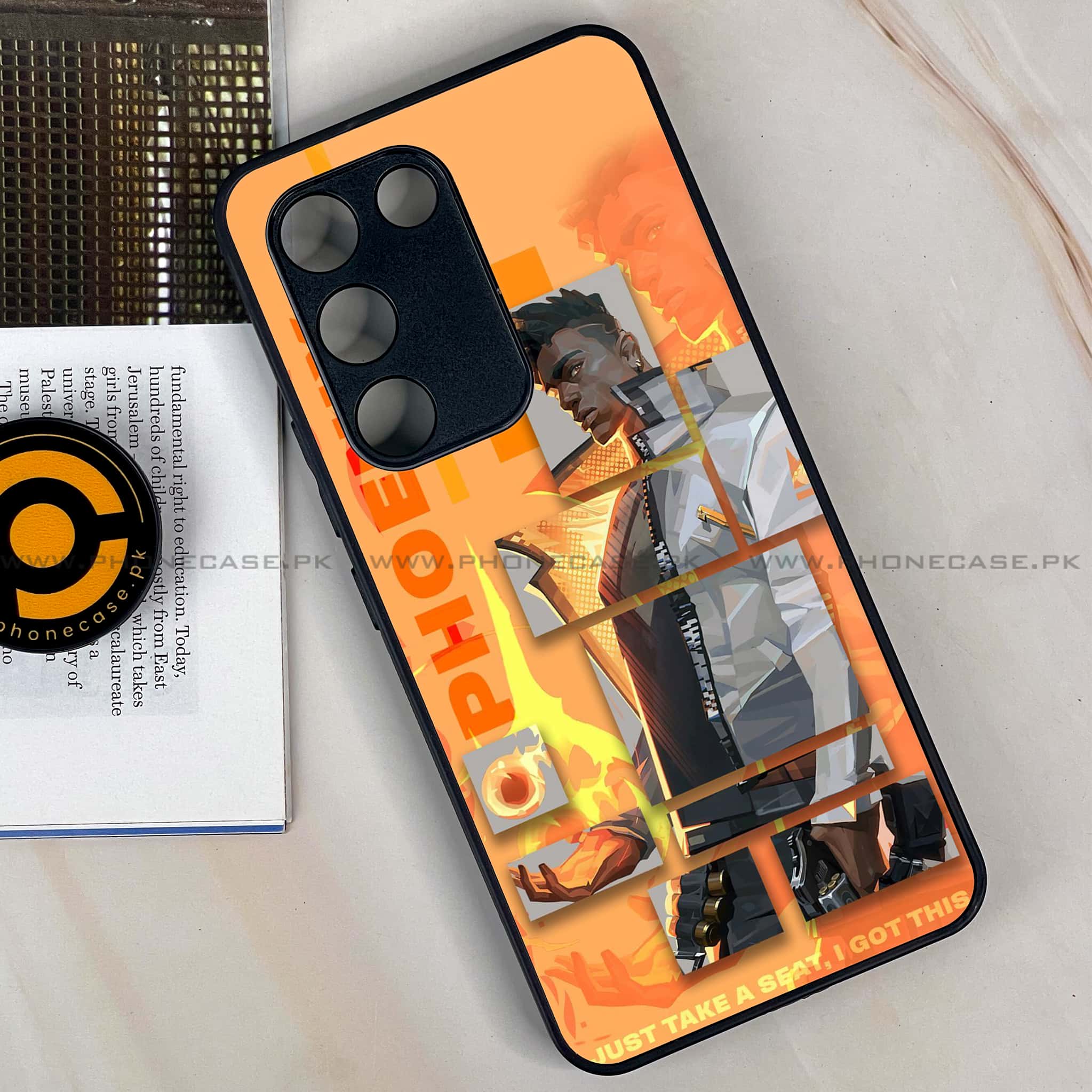 Vivo Y200e -  Battle-Ready - Premium Metal Printed soft Bumper shock Proof Case