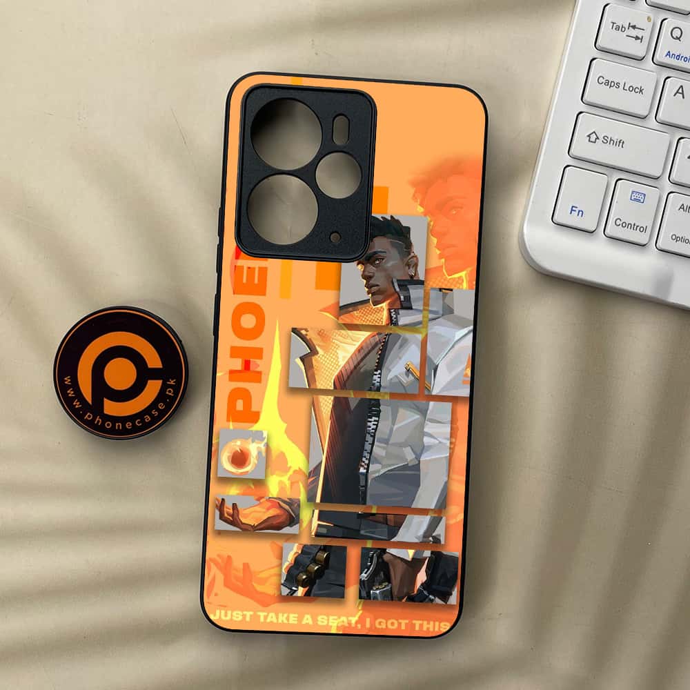Realme 14 5G -  Battle-Ready Series - Premium Metal Printed soft Bumper Shock Proof Case