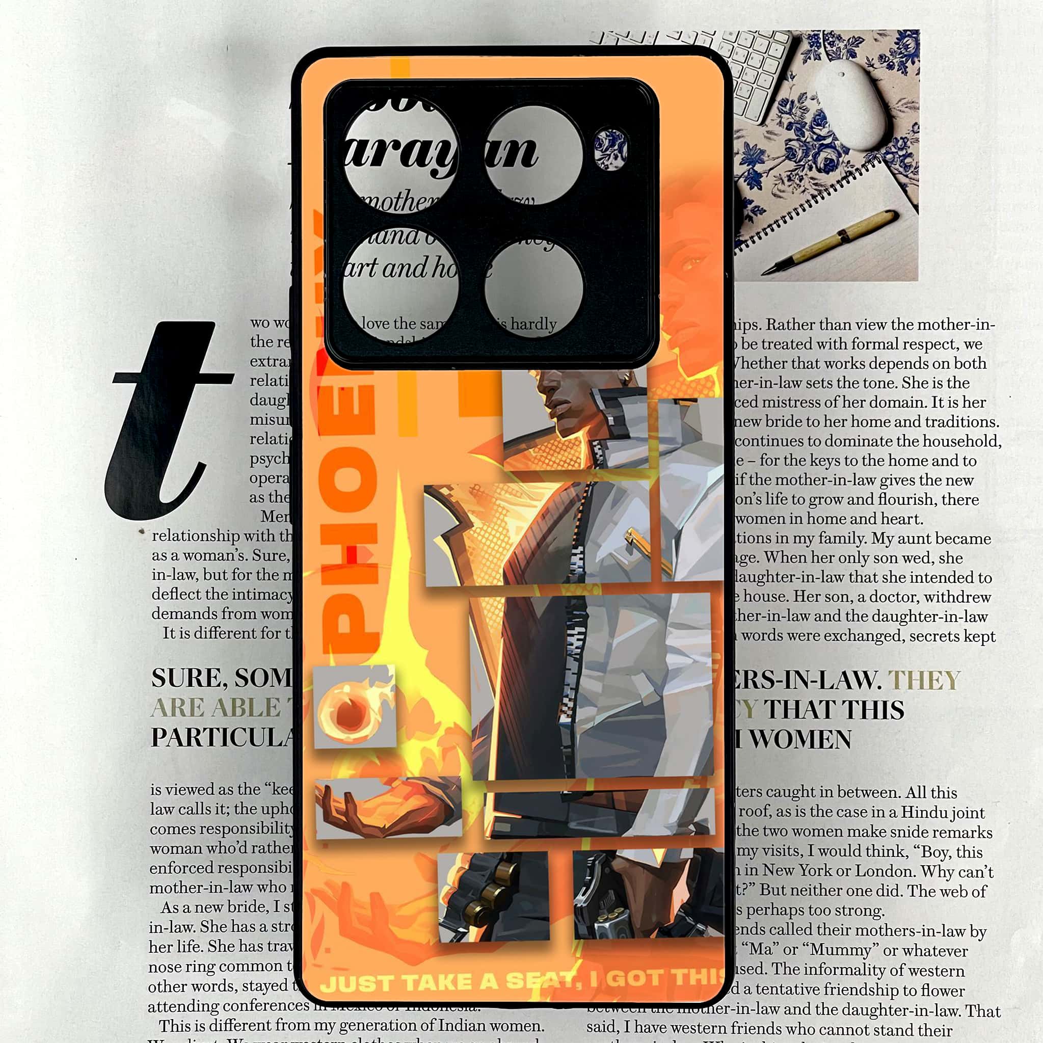 Infinix Note 40 Pro Plus - Battle Ready Series - Premium Metal Printed soft Bumper shock Proof Case