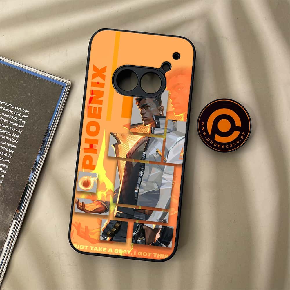 Nothing Phone (2a) - Battle-Ready Series - Premium Metal Printed soft Bumper Shock Proof Case