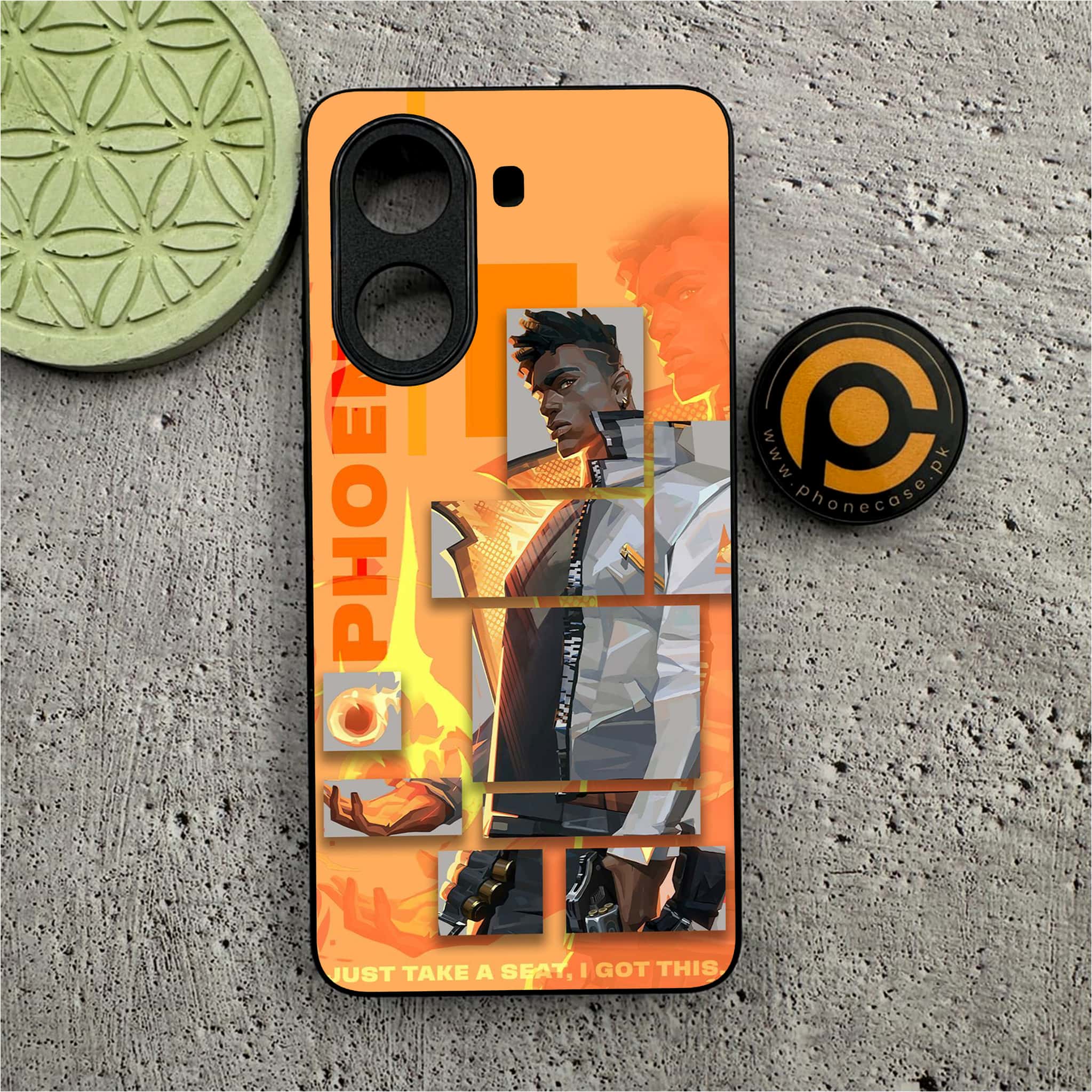 Xiaomi Poco X7 Pro 5G - Battle-Ready Series - Premium Metal  Printed soft Bumper shock Proof Case