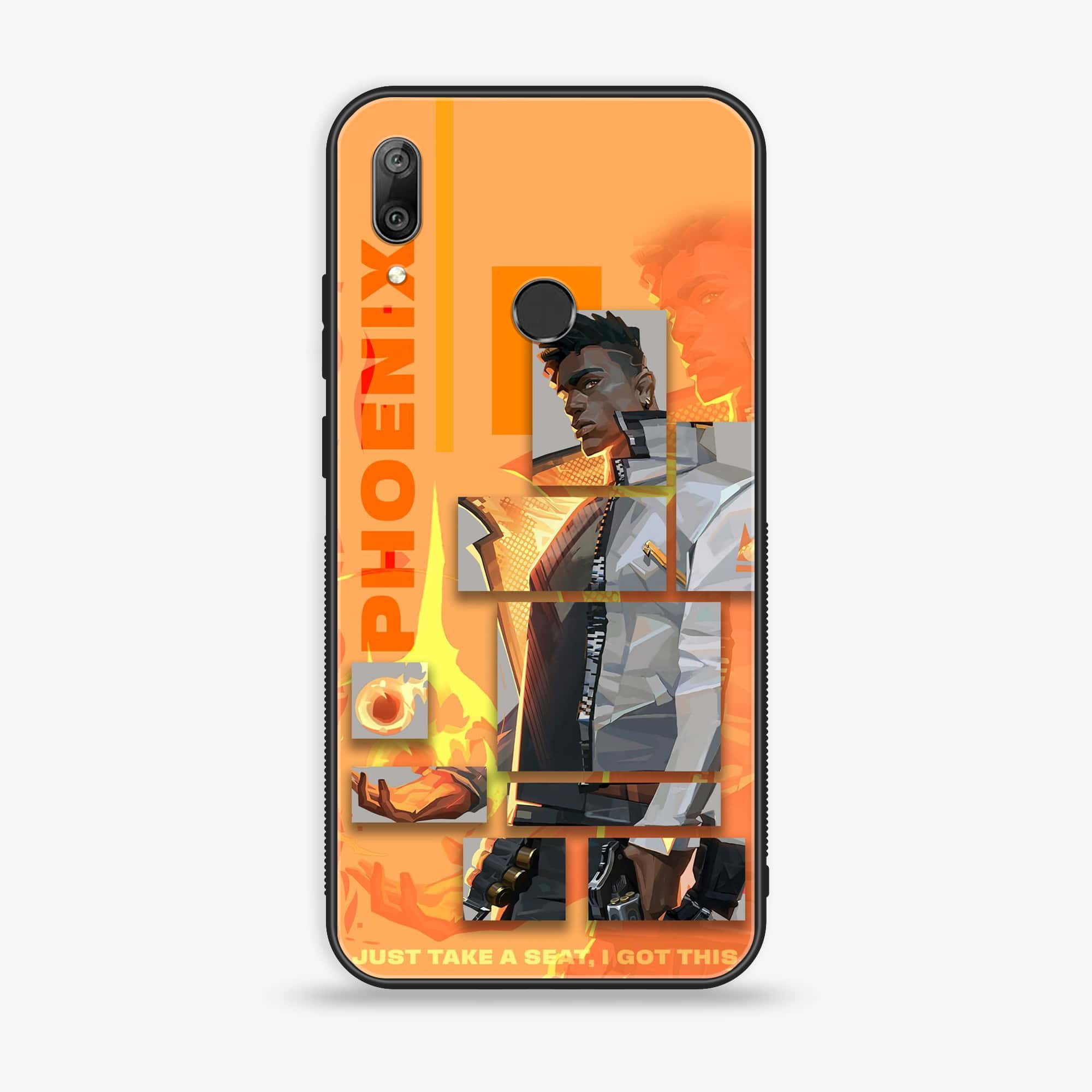 Huawei Y7 Prime (2019) - Battle-Ready Series - Premium Printed Glass soft Bumper shock Proof Case