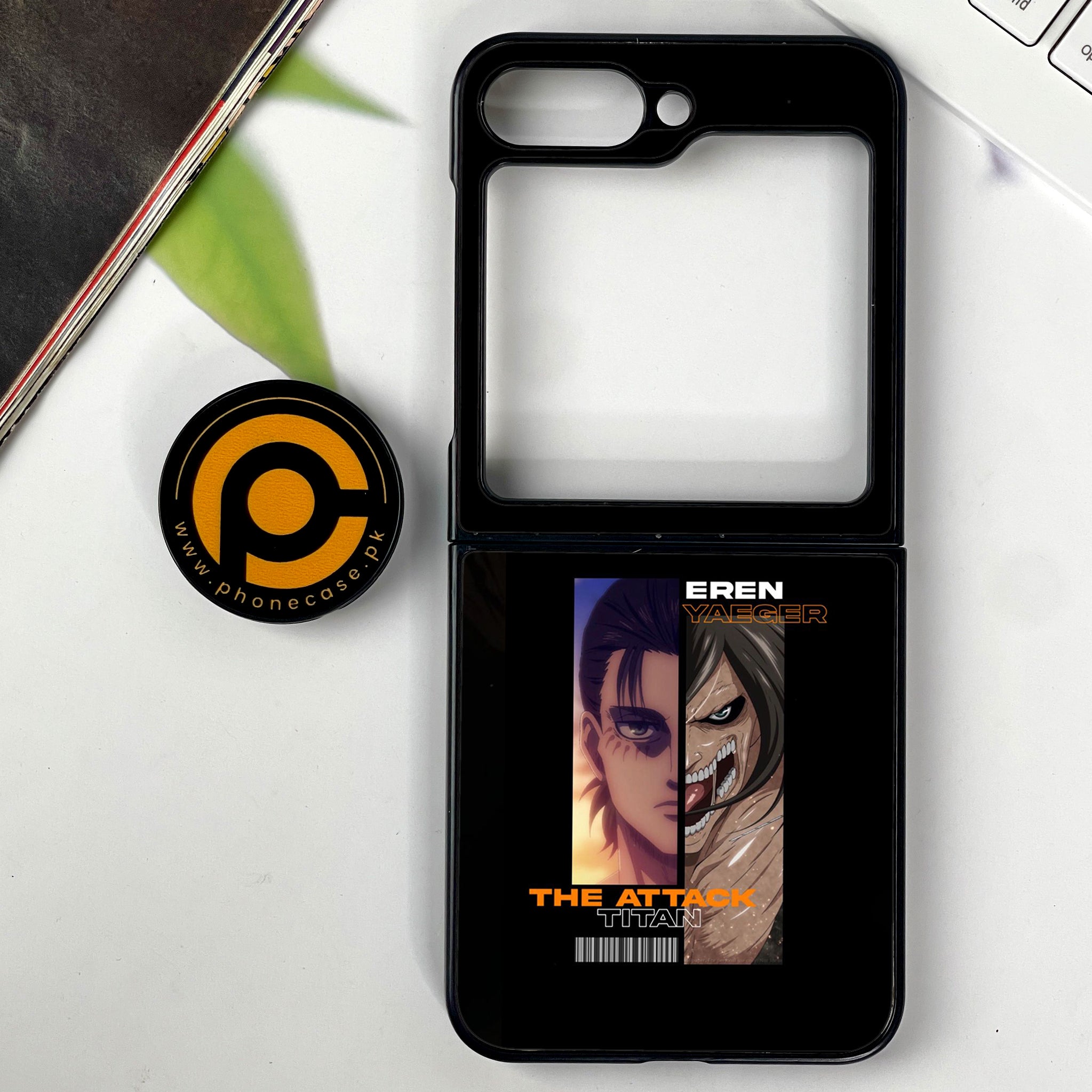 Galaxy Z Flip 6 - Battlefront Legends Series - Premium Printed Glass soft Bumper shock Proof Case