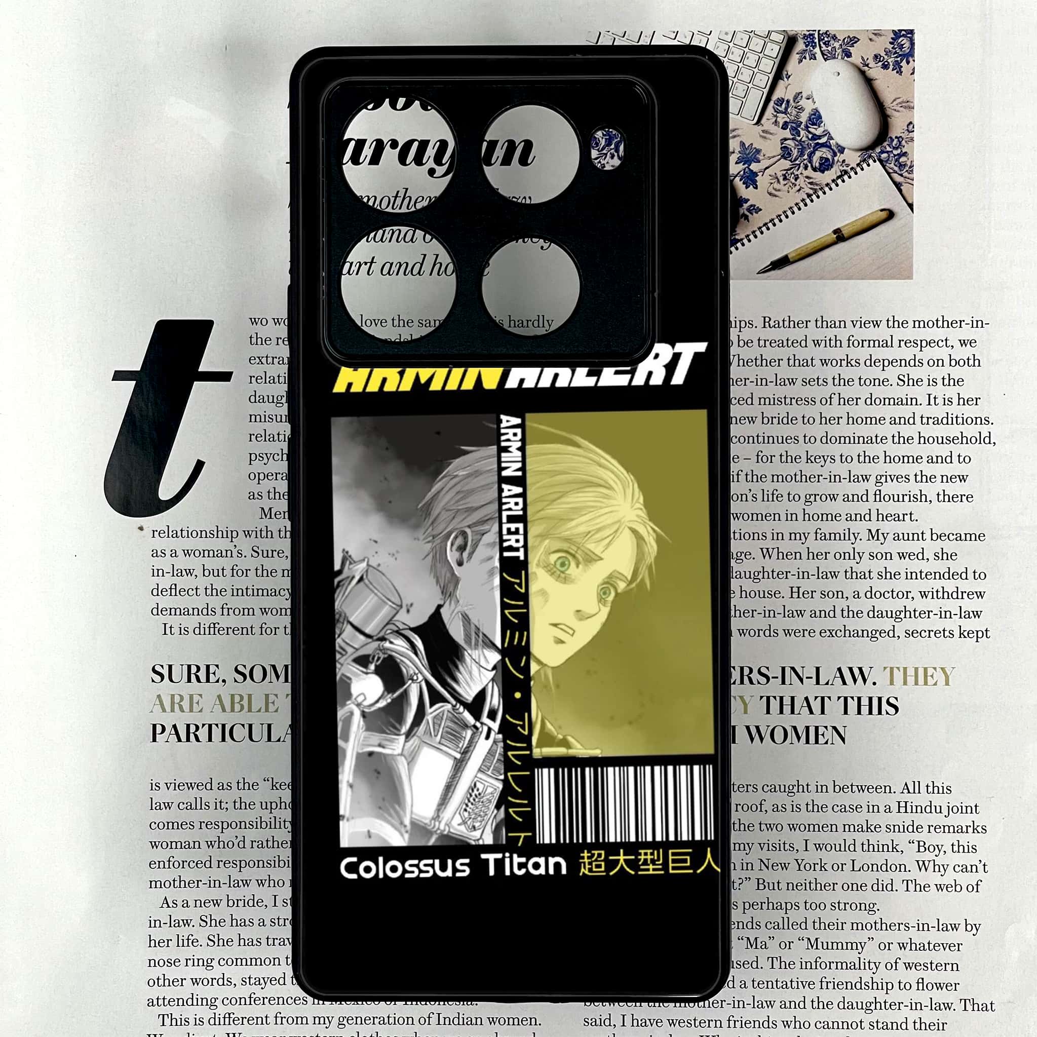 Infinix Note 40 Pro Plus - Battlefront Legends Series - Premium Metal Printed soft Bumper shock Proof Case