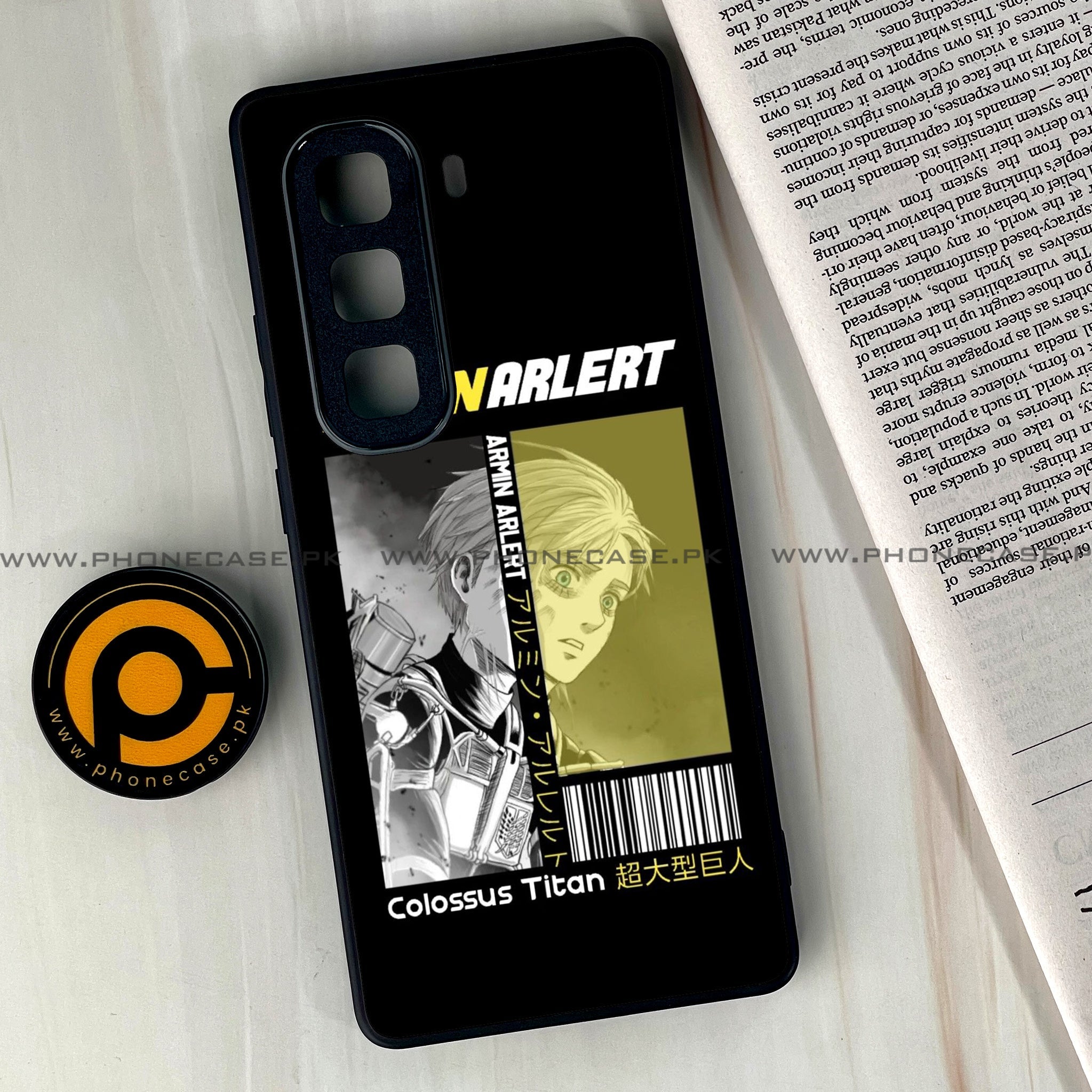 Infinix Hot 60 Pro Plus - Battlefront Legends Series - Premium Metal Printed soft Bumper shock Proof Case