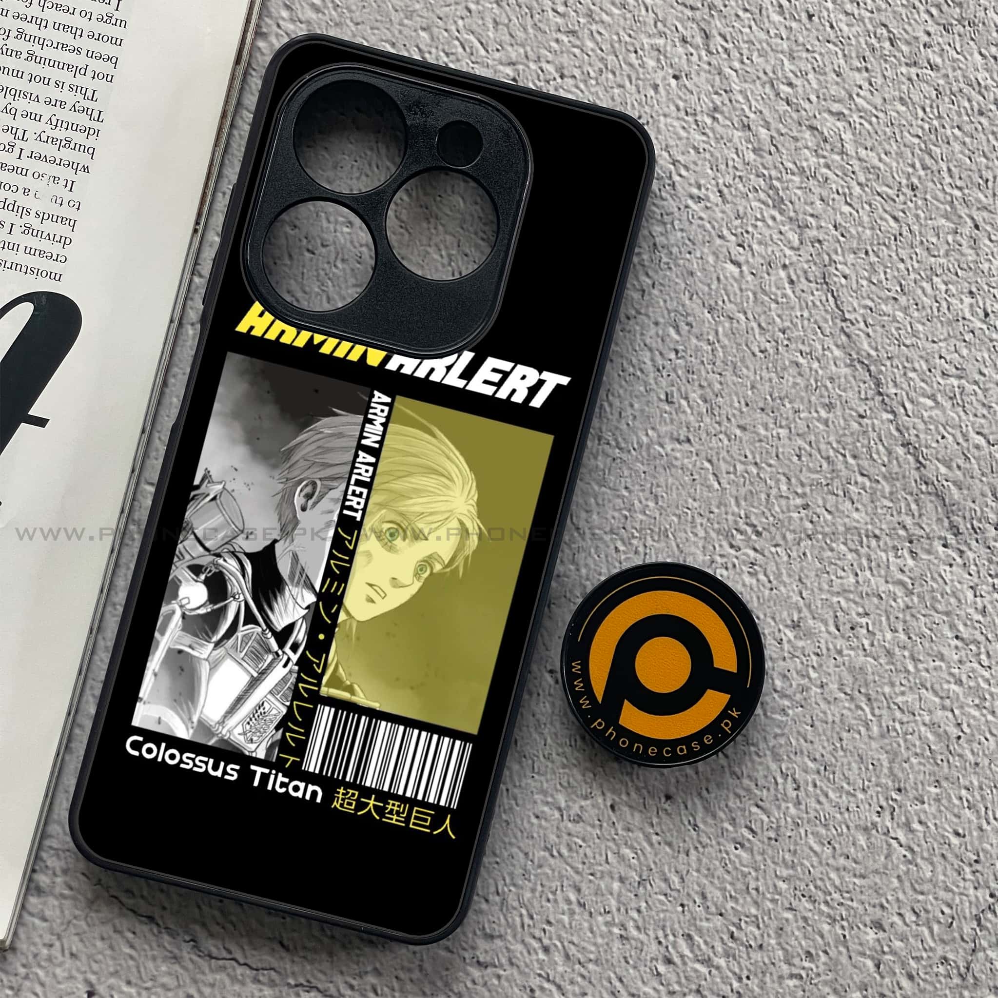Infinix Smart 8 - Battlefront Legends Series - Premium Metal Printed soft Bumper shock Proof Case