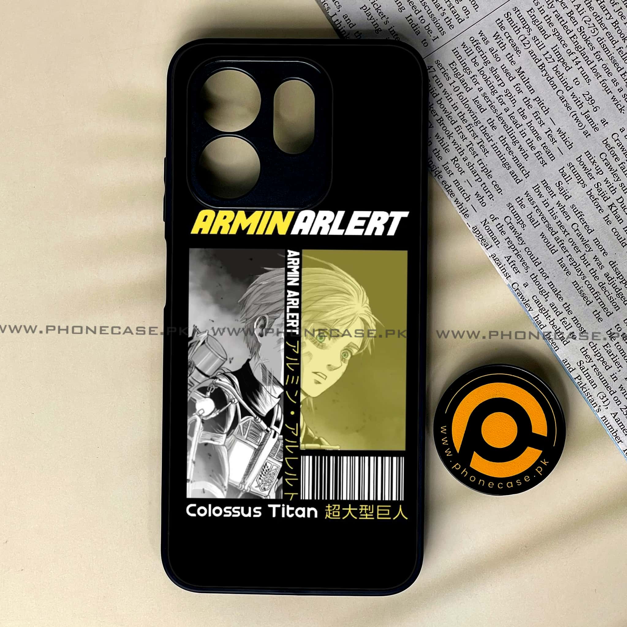 Infinix Smart 9 HD - Battlefront Legends Series - Premium Metal Printed soft Bumper shock Proof Case