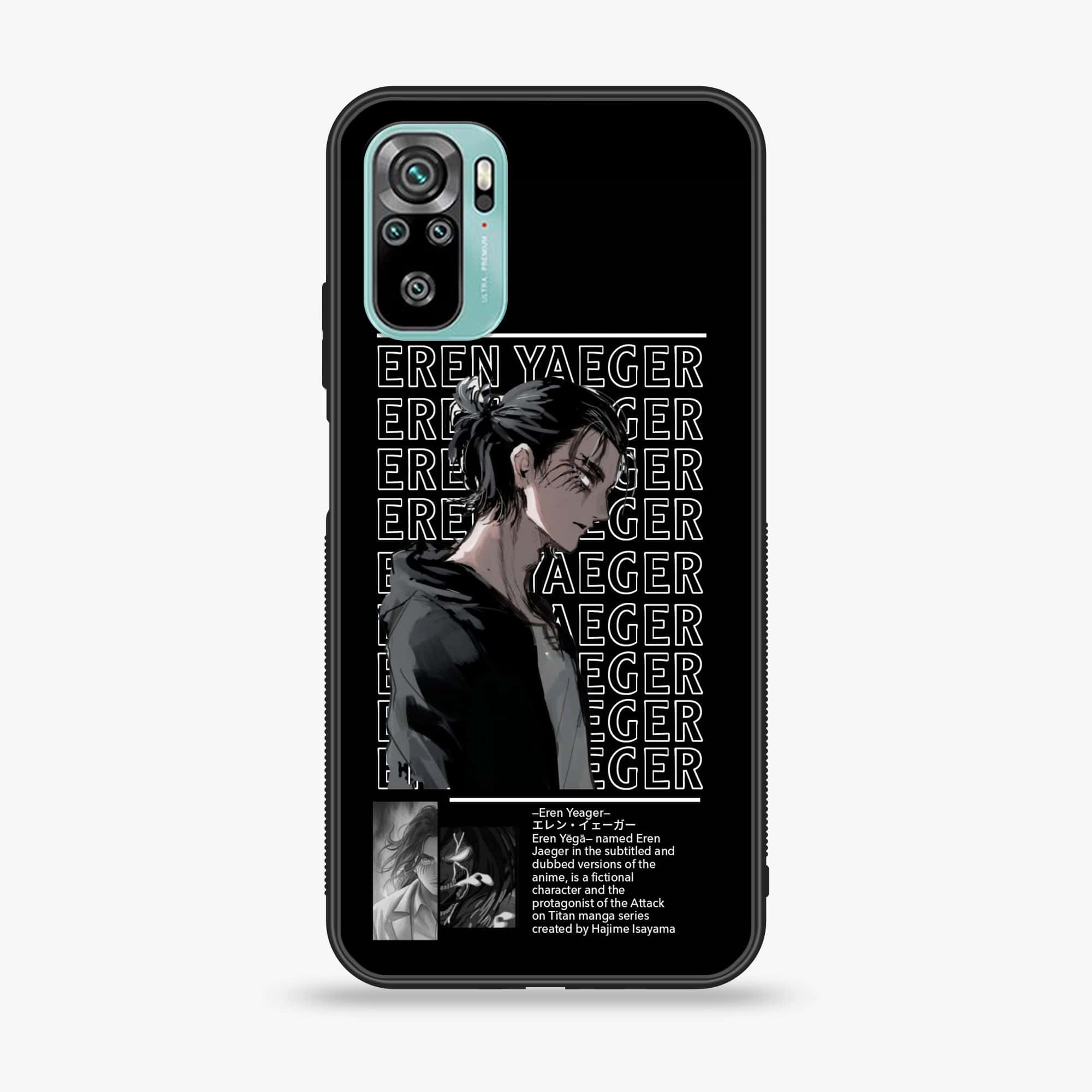 Xiaomi Redmi Note 10 - Battlefront Legends Series - Premium Printed Glass soft Bumper shock Proof Case