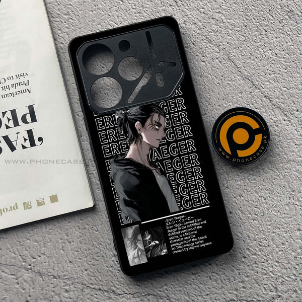 Tecno Pova 6 - Battlefront Legends Series - Premium Printed Glass soft Bumper shock Proof Case