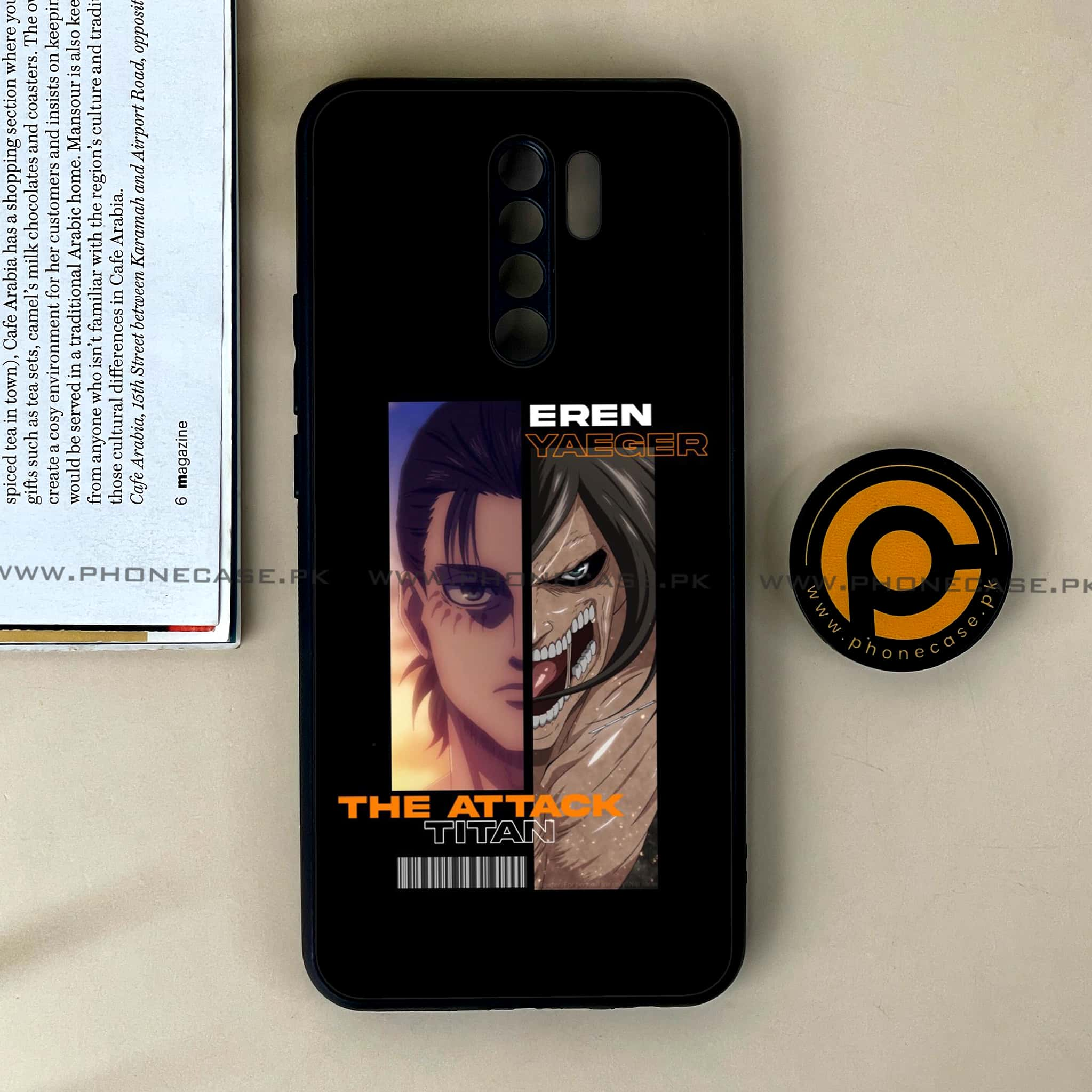 Xiaomi Redmi 9 - Battlefront Legends Series - Premium Printed Glass soft Bumper shock Proof Case