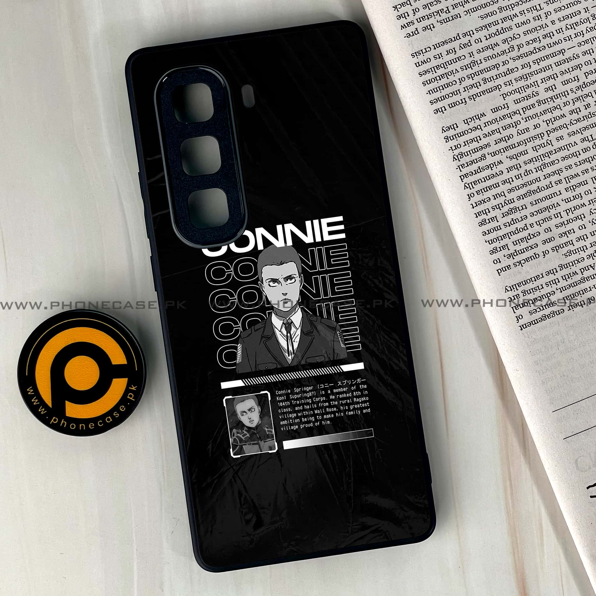 Infinix Hot 60 Pro - Battlefront Legends Series - Premium Metal Printed soft Bumper shock Proof Case