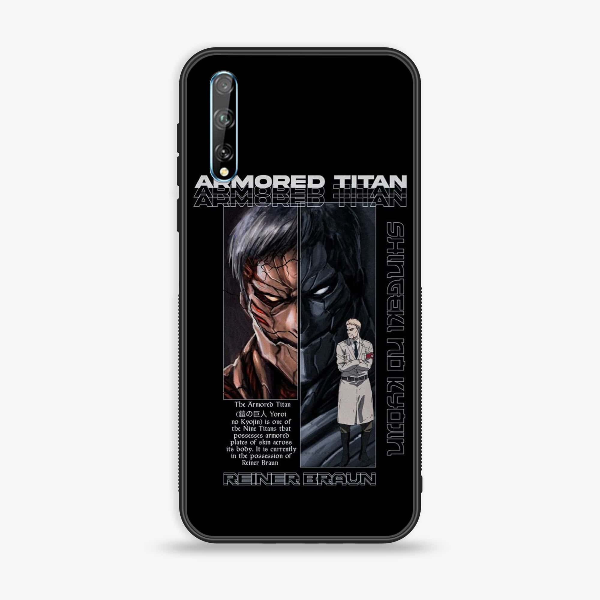 Huawei Y8p - Battlefront Legends Series - Premium Printed Glass soft Bumper shock Proof Case