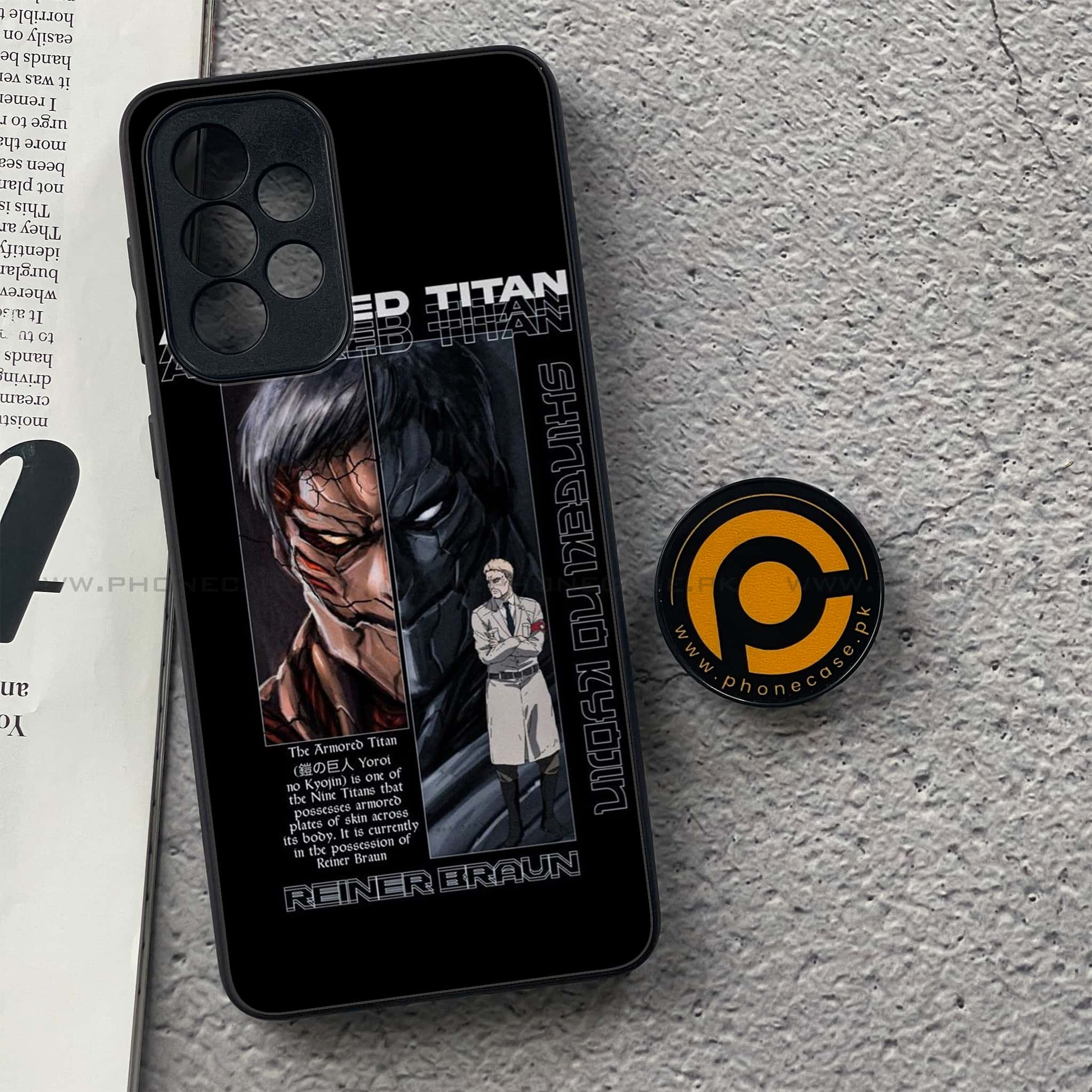 Samsung Galaxy A33- Battlefront Legends Series - Premium Printed Glass soft Bumper shock Proof Case