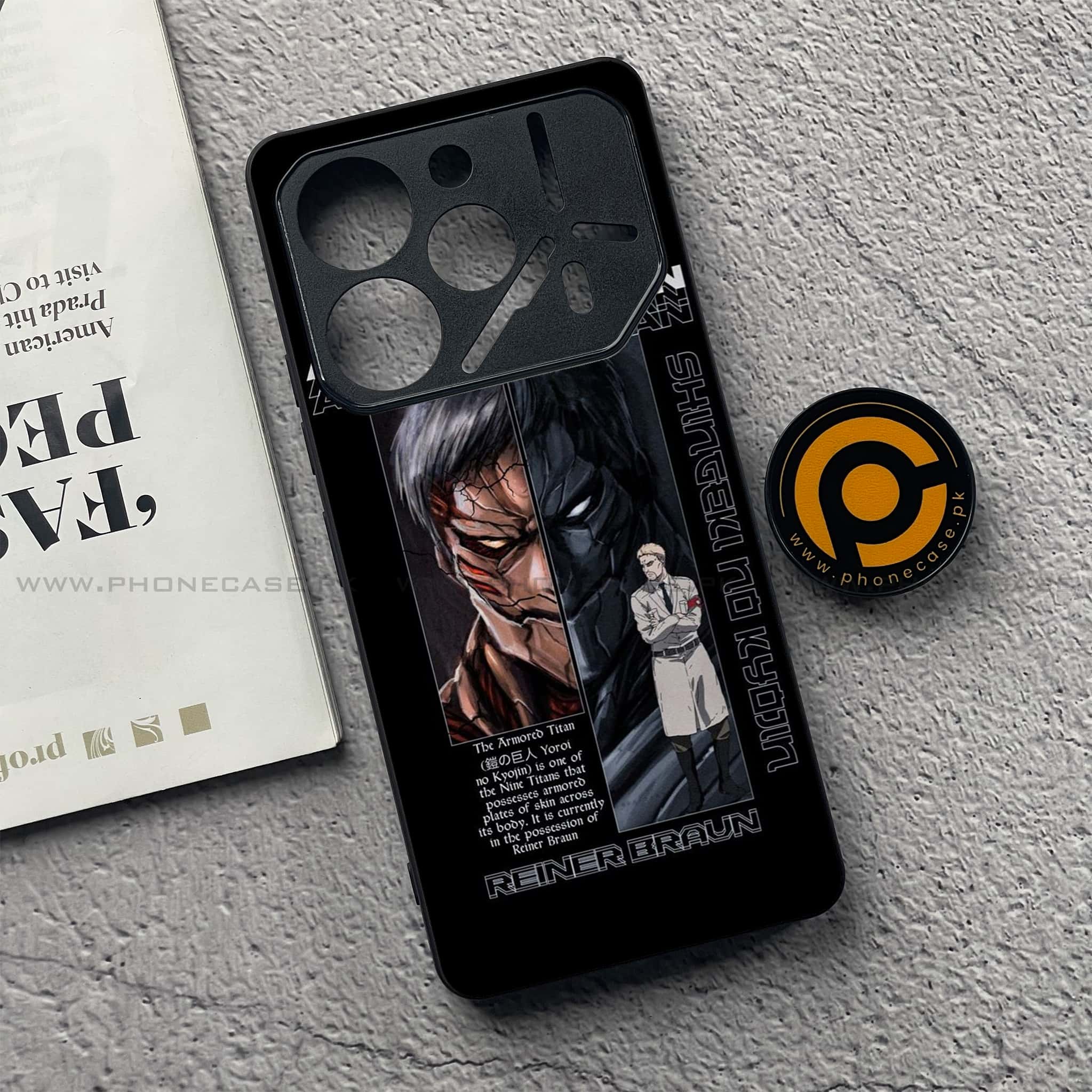 Tecno Pova 6 - Battlefront Legends Series - Premium Printed Glass soft Bumper shock Proof Case