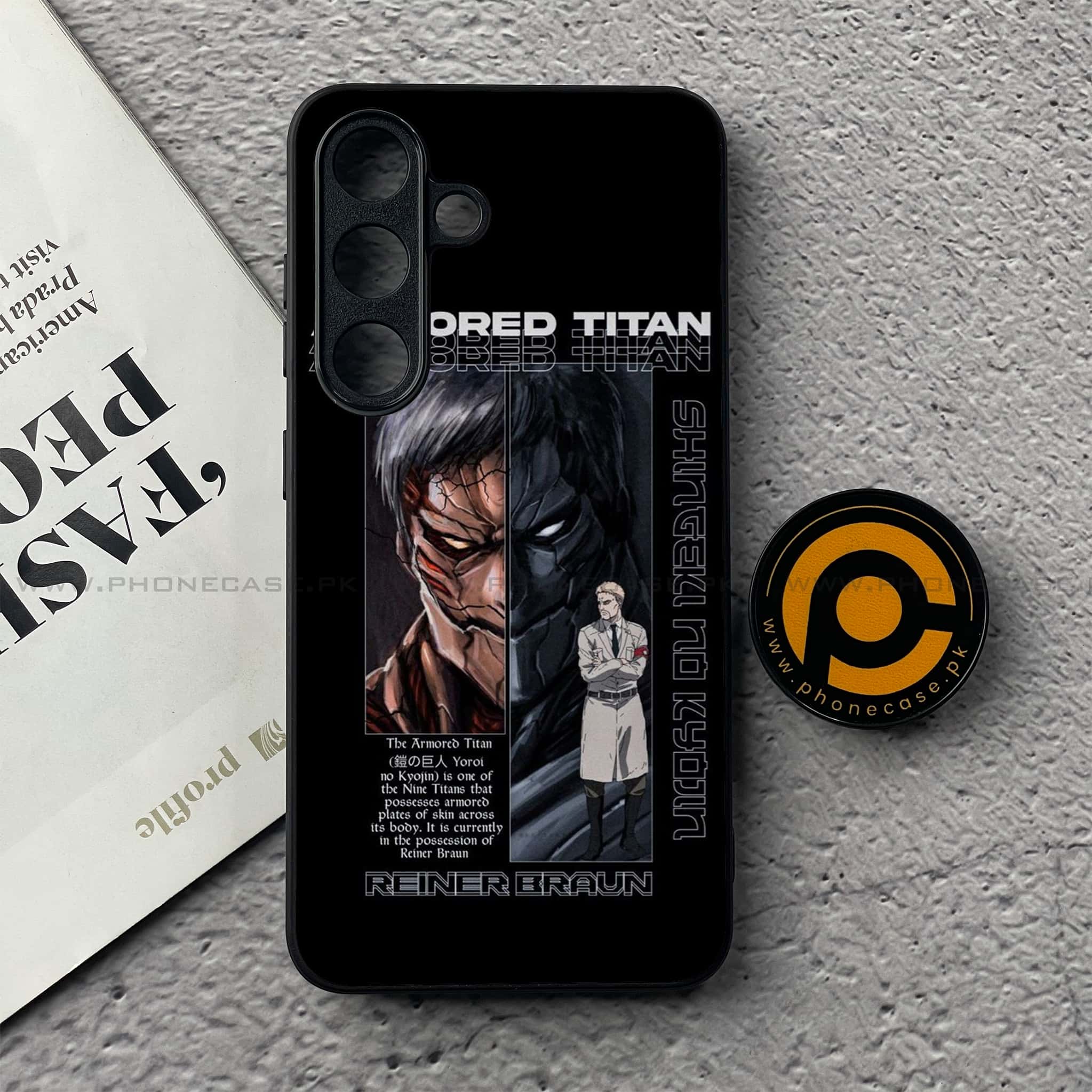 Samsung Galaxy S25 FE - Battlefront Legends Series - Premium Metal Printed soft Bumper shock Proof Case