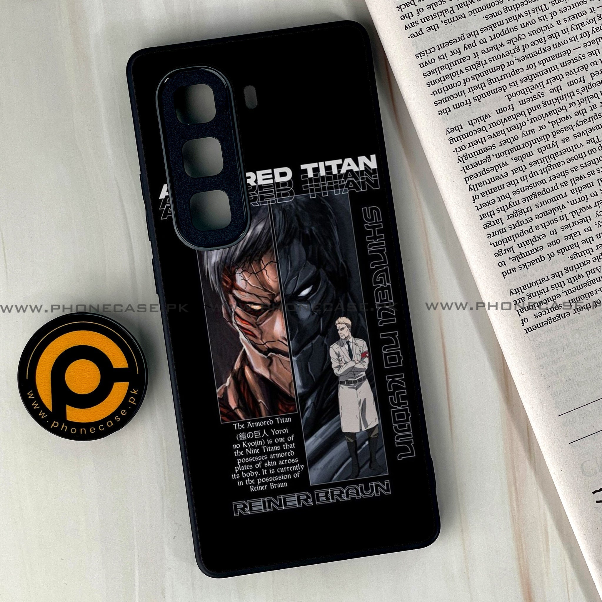 Infinix Hot 60  - Battlefront Legends Series - Premium Metal Printed soft Bumper shock Proof Case