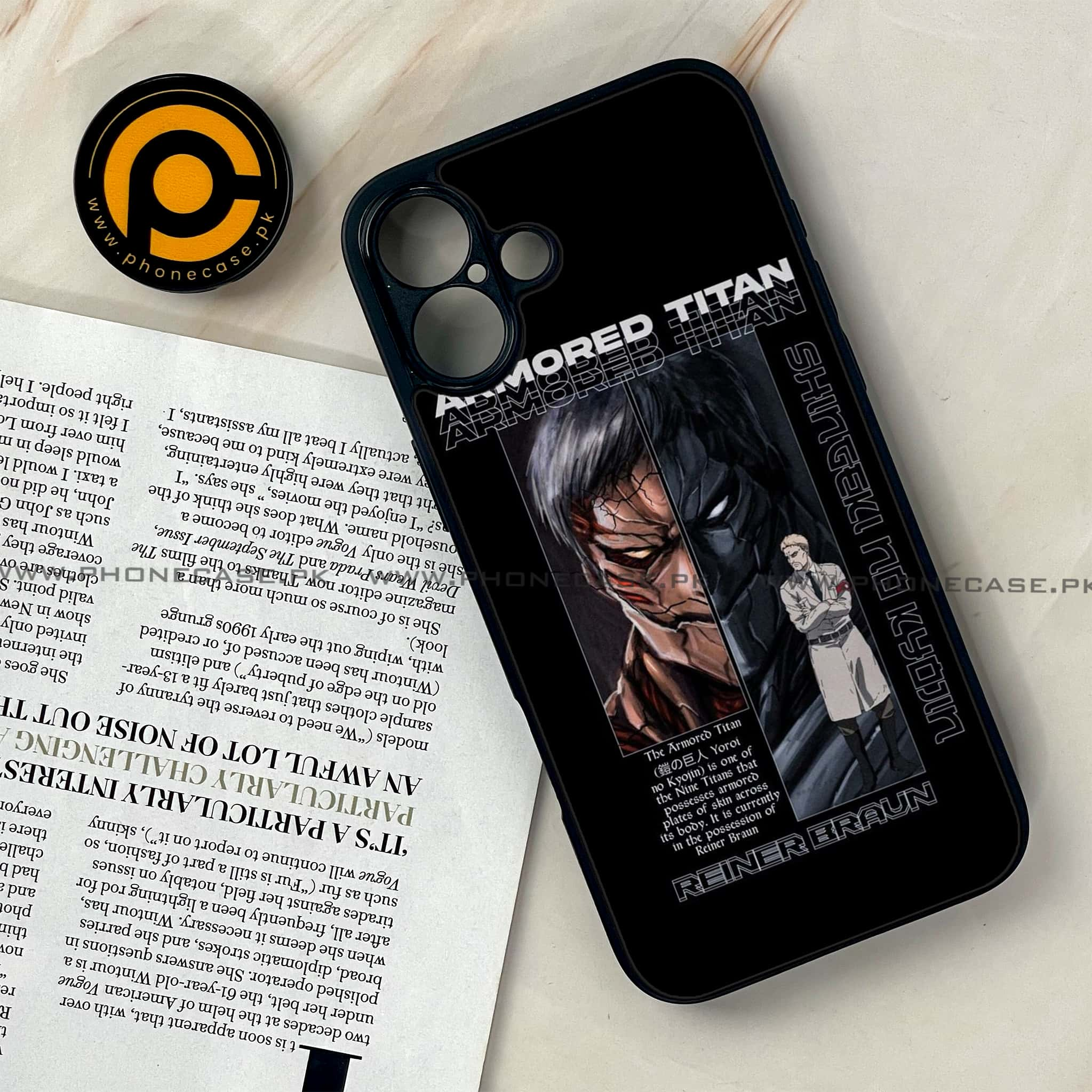 iPhone 16 Plus - Battlefront Legends Series - Premium Printed Glass soft Bumper shock Proof Case