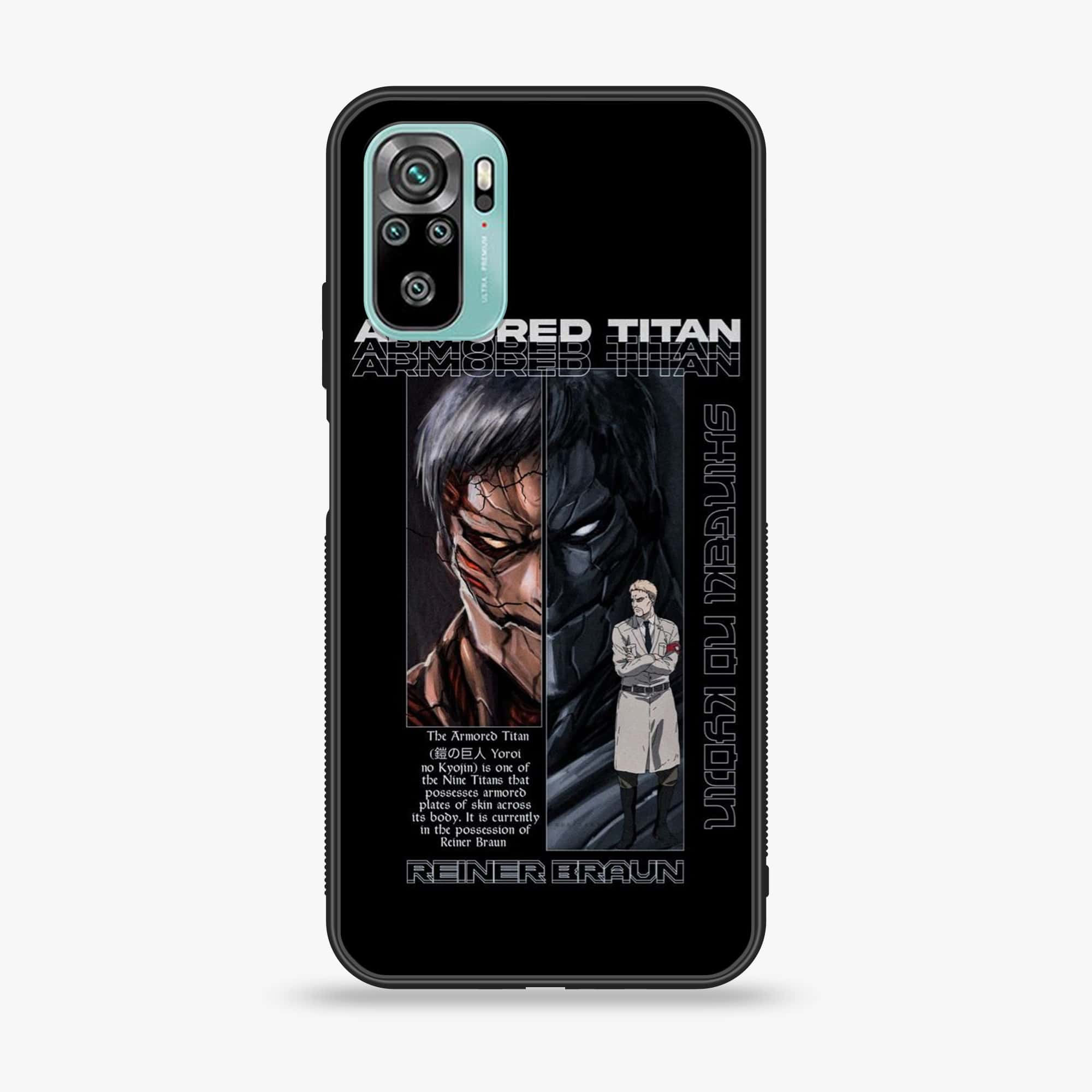 Xiaomi Redmi Note 10 - Battlefront Legends Series - Premium Printed Glass soft Bumper shock Proof Case