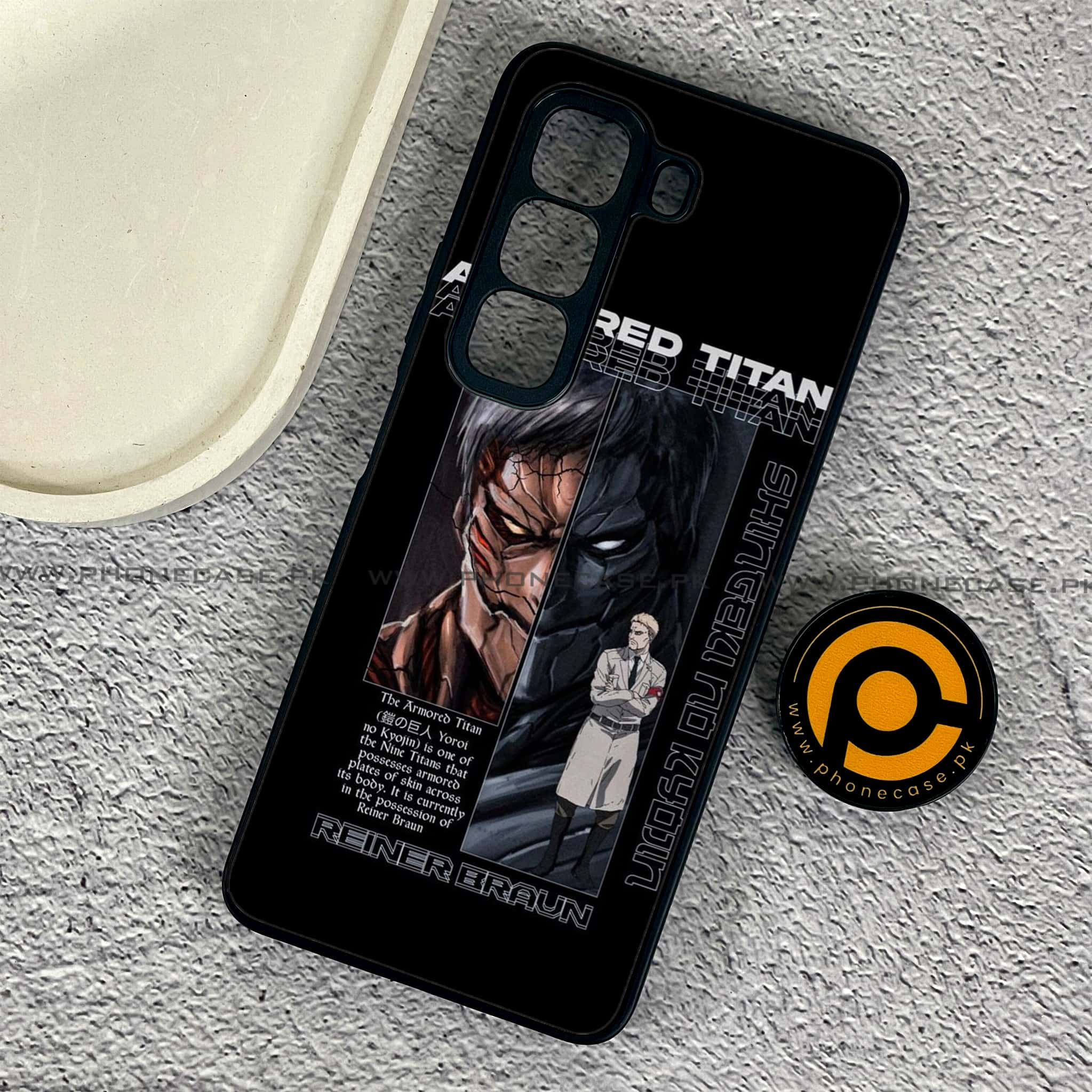 Infinix Hot 50 Pro - Battlefront Legends Series - Premium Printed Glass soft Bumper shock Proof Case