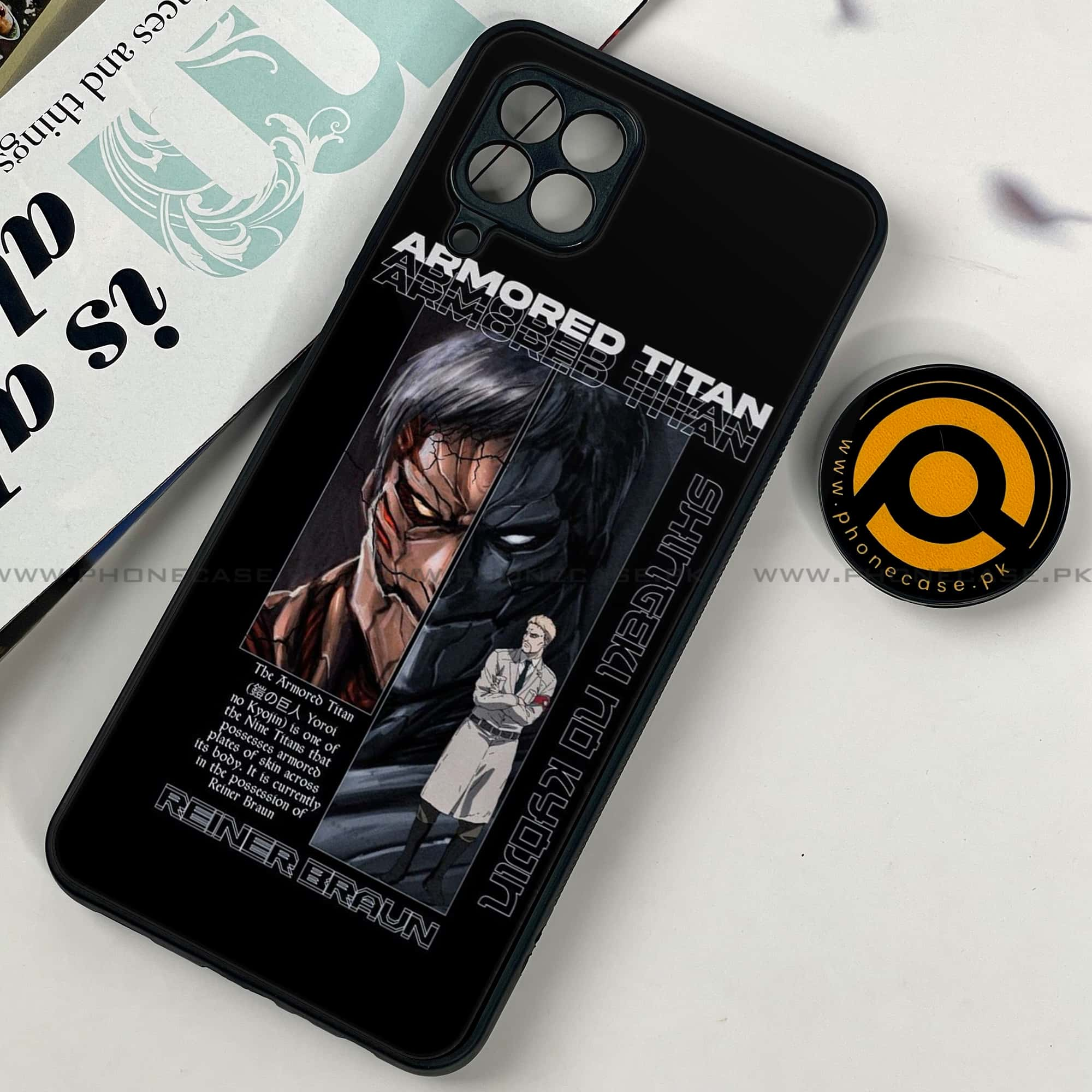 Samsung Galaxy A22 - Battlefront Legends Series - Premium Printed Glass soft Bumper shock Proof Case