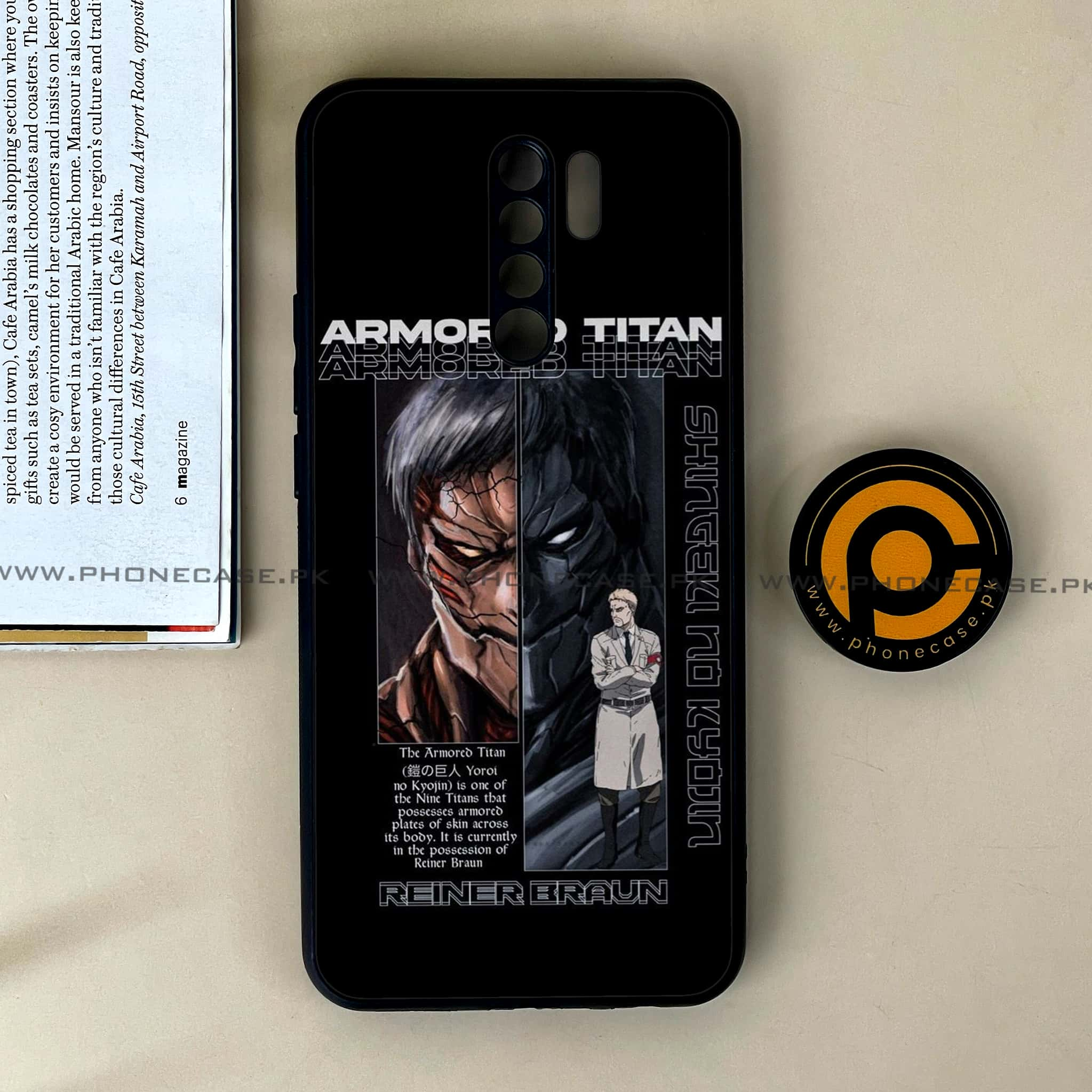 Xiaomi Redmi 9 - Battlefront Legends Series - Premium Printed Glass soft Bumper shock Proof Case