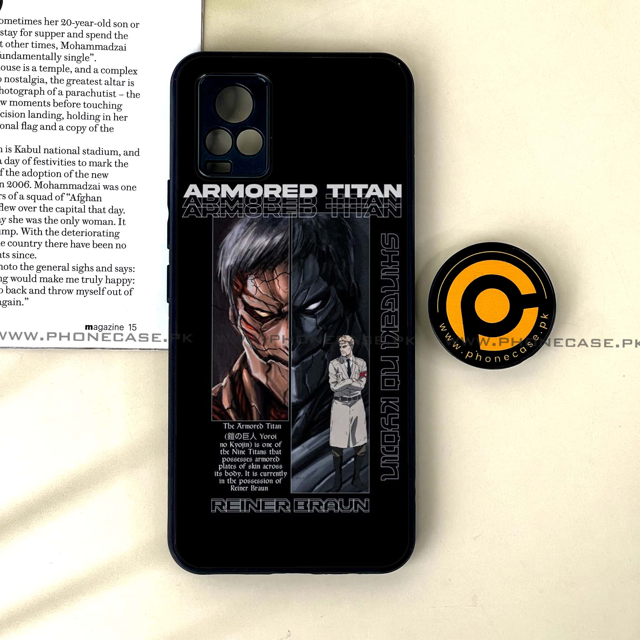 Vivo V20 - Battlefront Legends Series - Premium Printed Glass soft Bumper shock Proof Case
