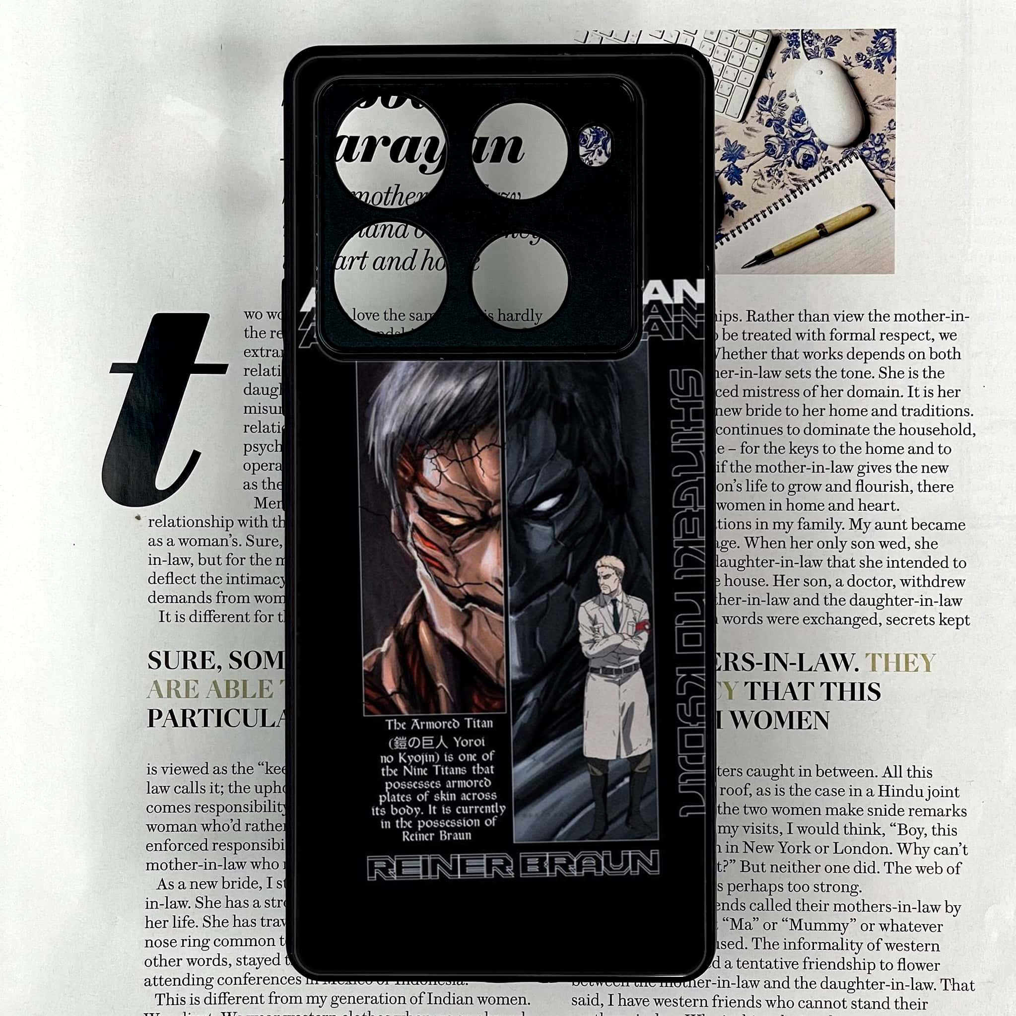 Infinix Note 40 Pro Plus - Battlefront Legends Series - Premium Metal Printed soft Bumper shock Proof Case