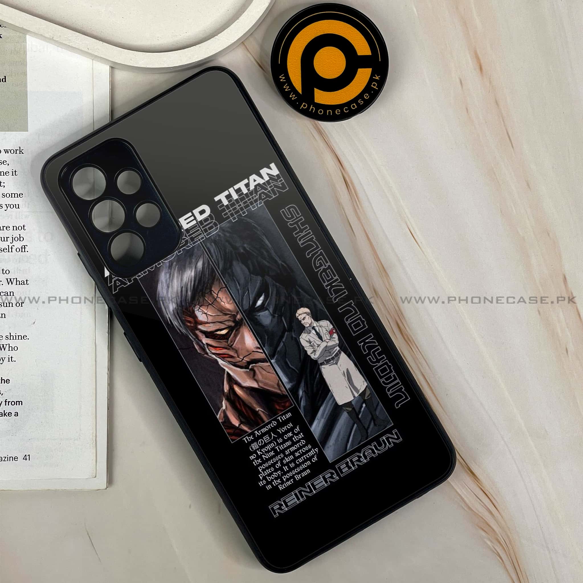 Galaxy A32 - Battlefront Legends Series - Premium Printed Glass soft Bumper shock Proof Case