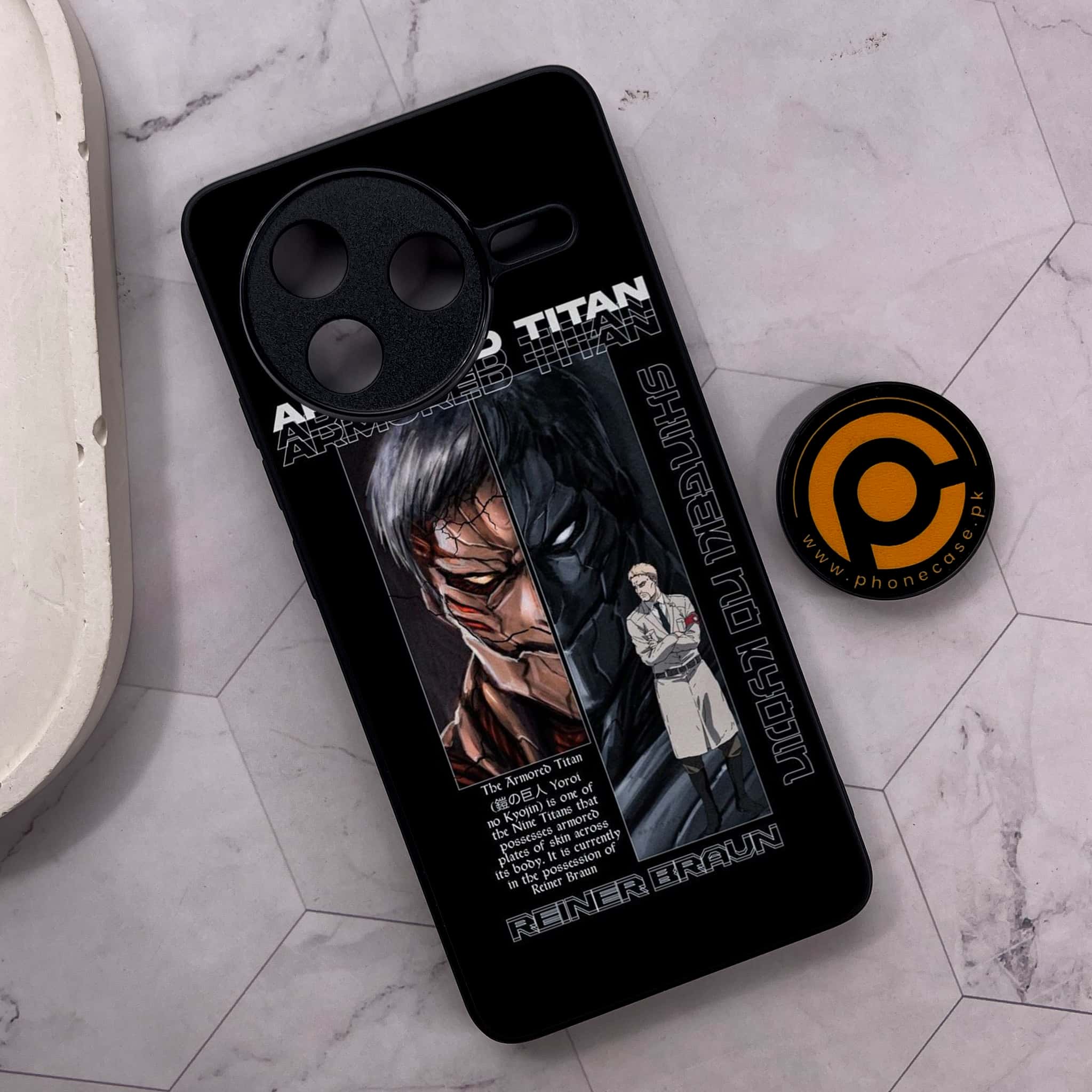 Xiaomi Poco F7 Pro 5G - Battlefront Legends Series - Premium Metal Printed soft Bumper shock Proof Case