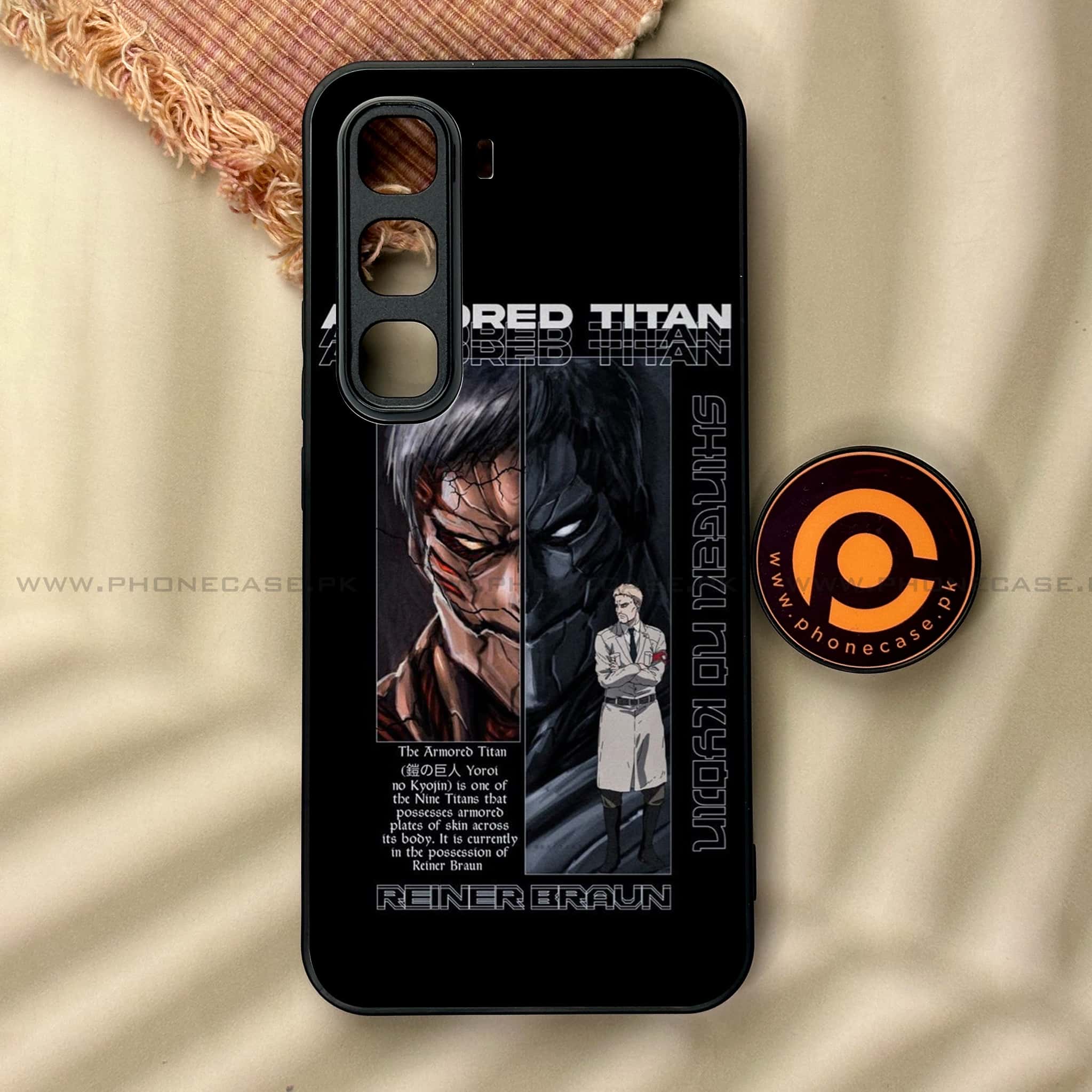 Infinix Hot 60 Pro - Battlefront Legends Series - Premium Metal Printed soft Bumper shock Proof Case