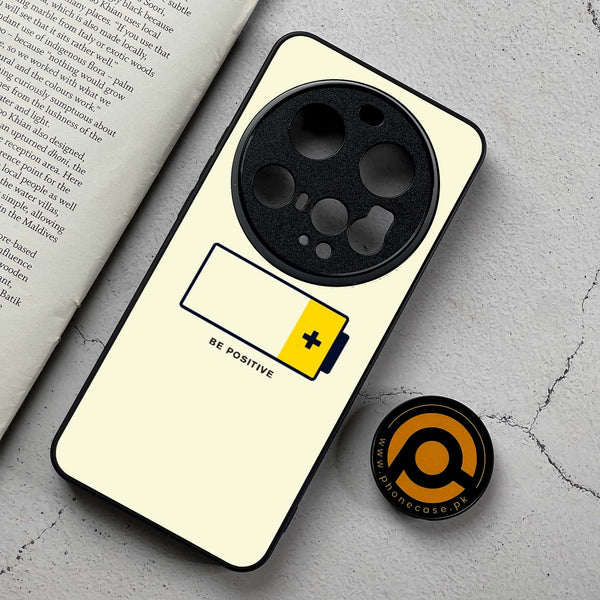 Xiaomi 15 Ultra - Be Positive Design - Premium Metal Printed Soft Bumper Shockproof Case