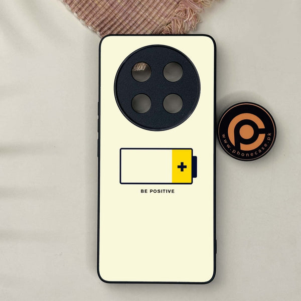 Honor X9c 5G - Be Positive Design  - Premium Metal Printed soft Bumper shock Proof Case