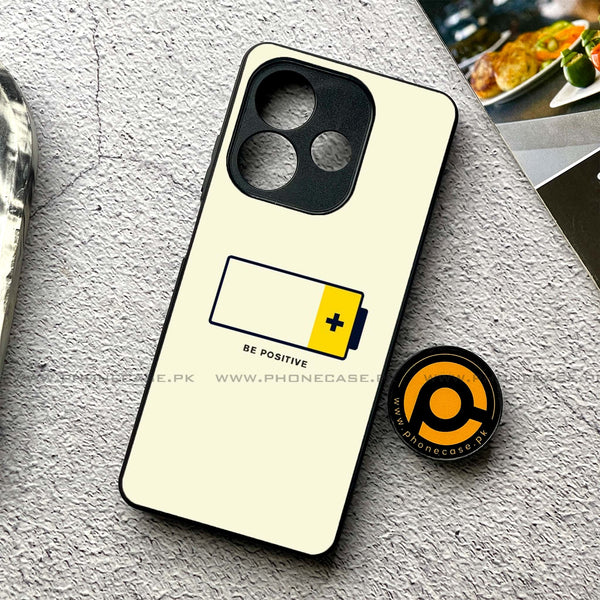 Oppo A5 Pro  -Be Positive Design - Premium Printed Metal soft Bumper shock Proof Case