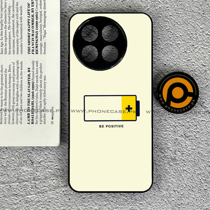 OnePlus 13R - Be Positive Design - Premium Printed Metal soft Bumper shock Proof Case CS-38926