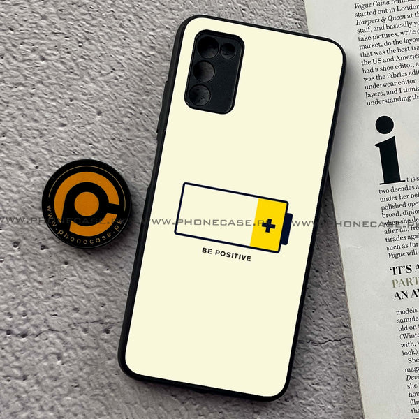 Samsung Galaxy A02s - Be Positive Design - Premium Printed Metal Soft Case